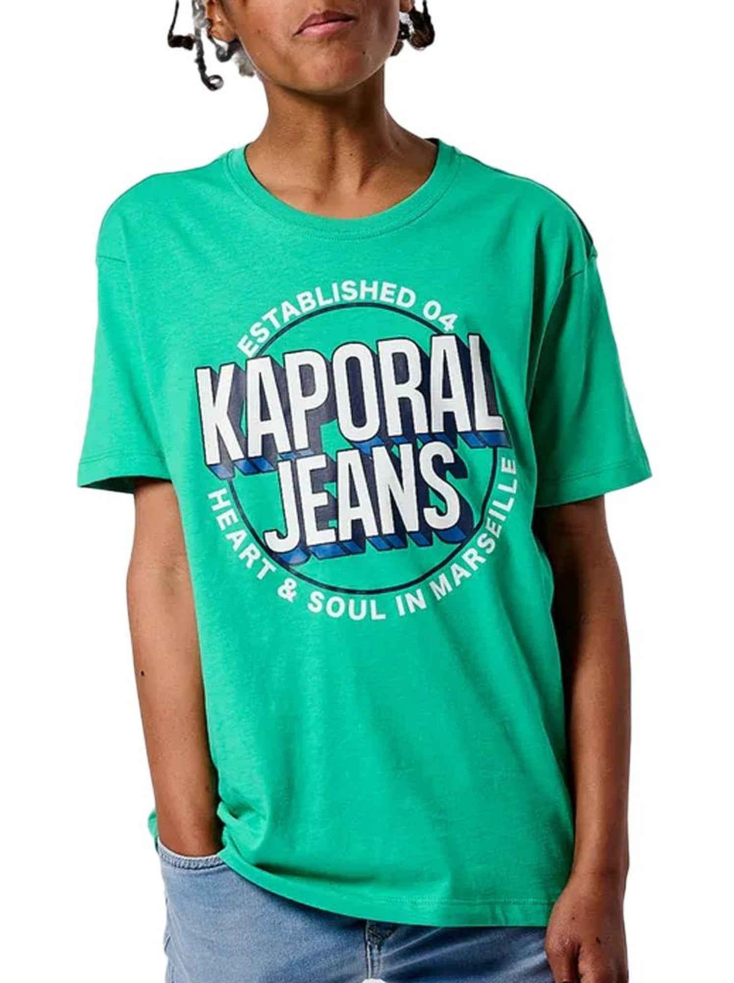T-shirt garçon kaporal - Vert
