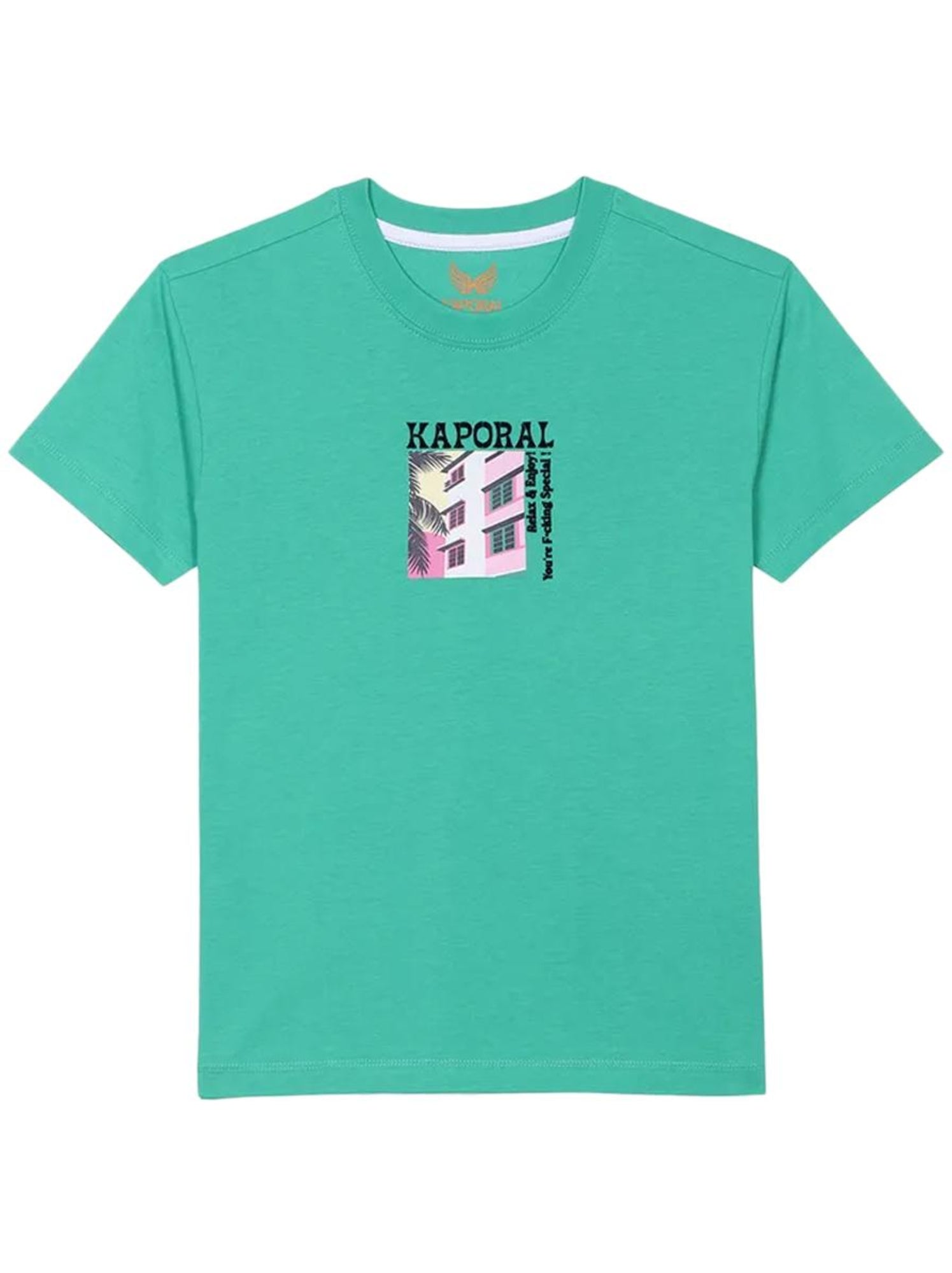 T-shirt garçon kaporal - Vert