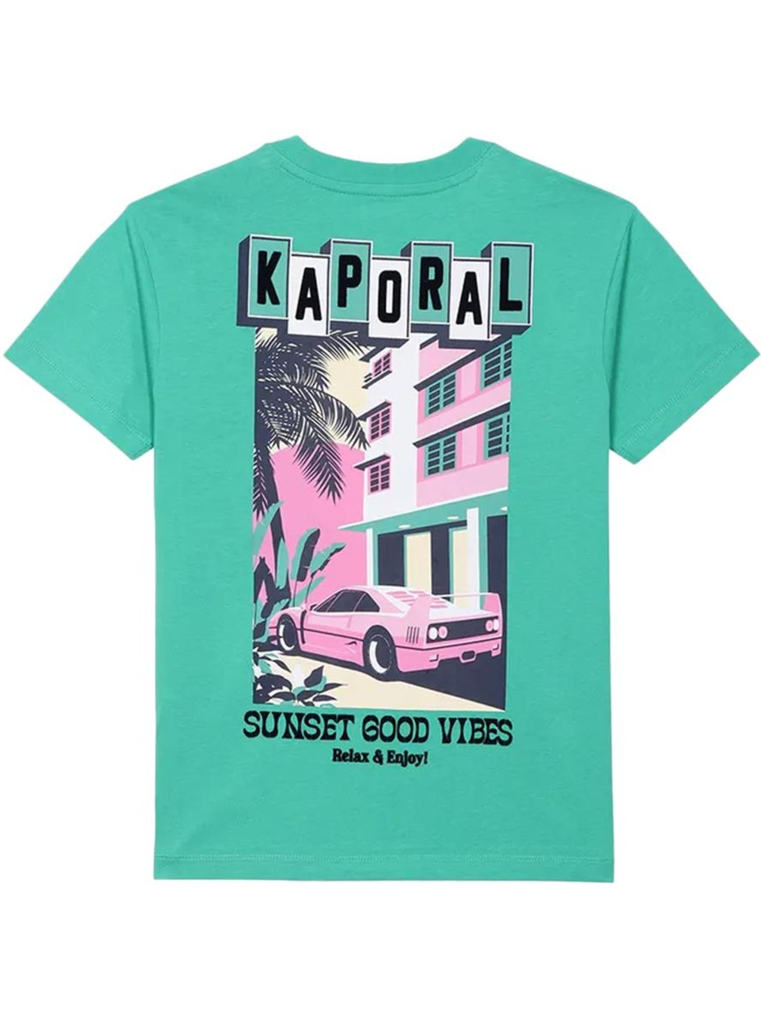 T-shirt garçon kaporal - Vert