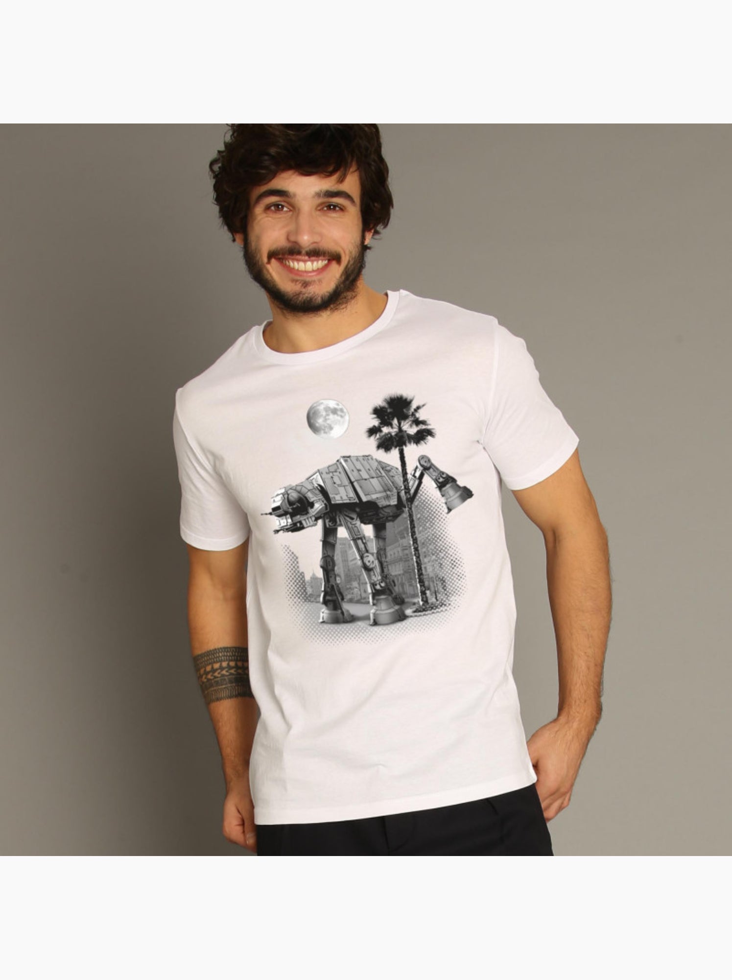 T-shirt Homme - ATA PEE TIME - Blanc