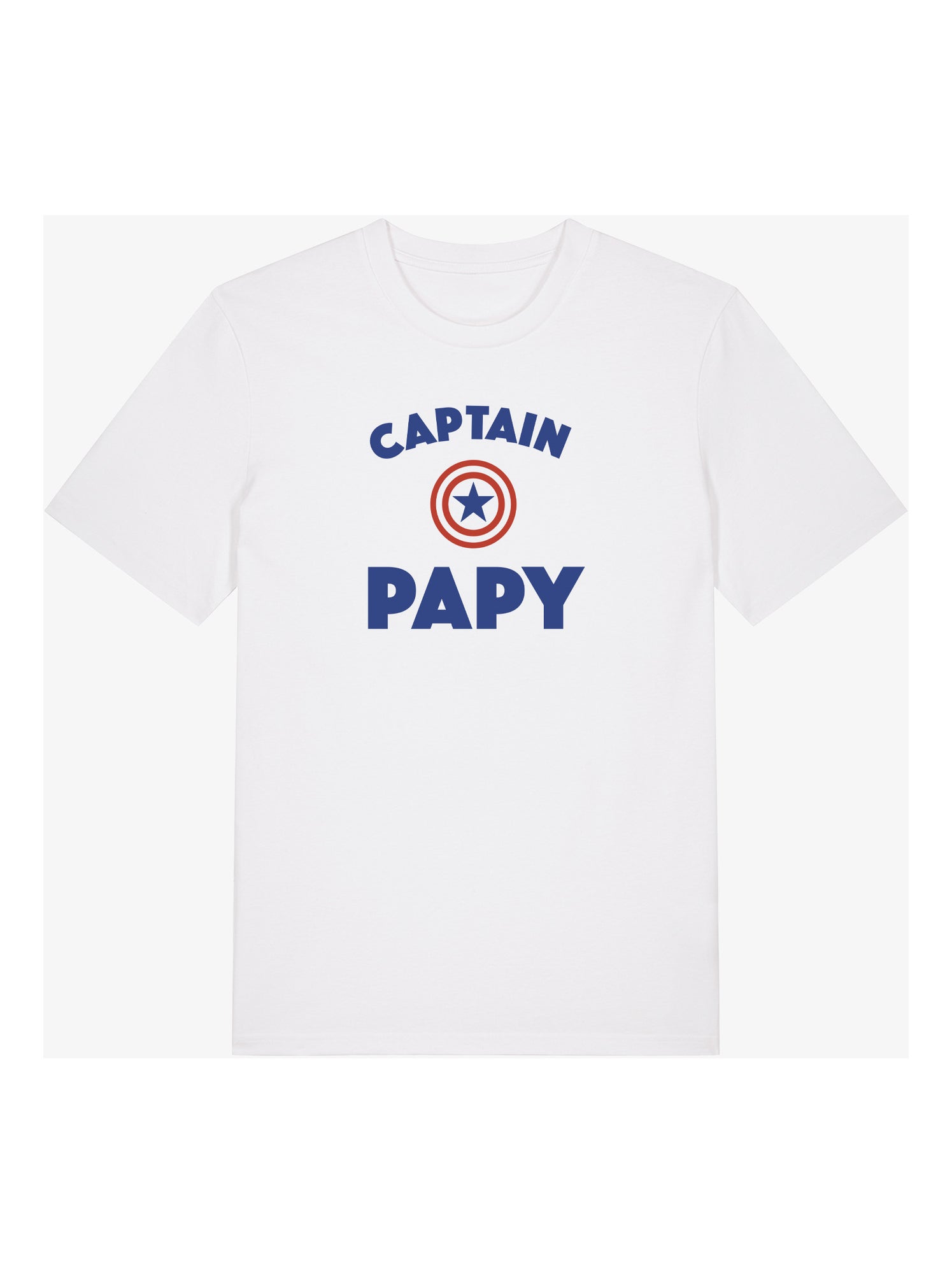 T-shirt Homme - CAPTAIN PAPY - Blanc