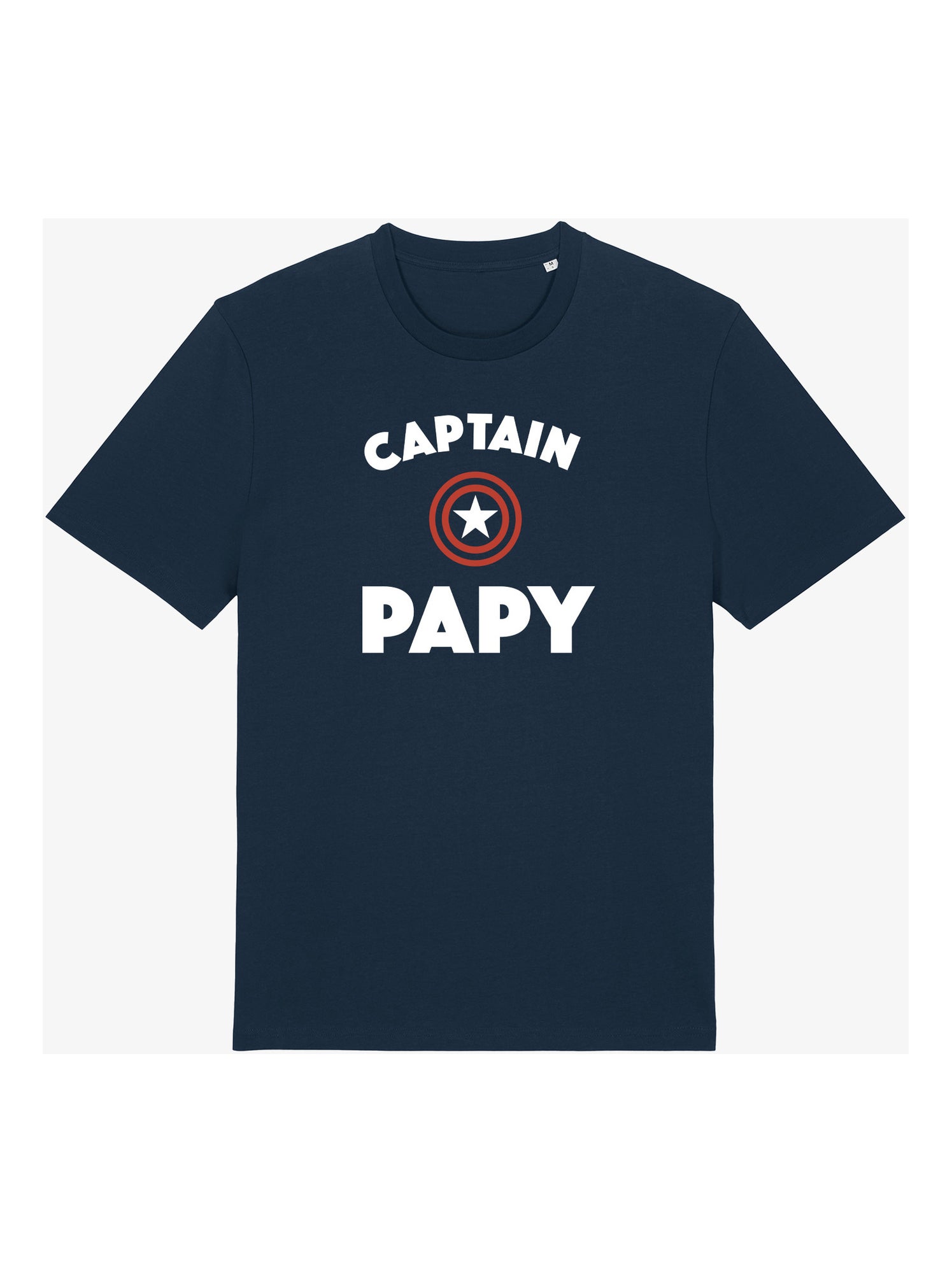 T-shirt Homme - CAPTAIN PAPY - Bleu marine
