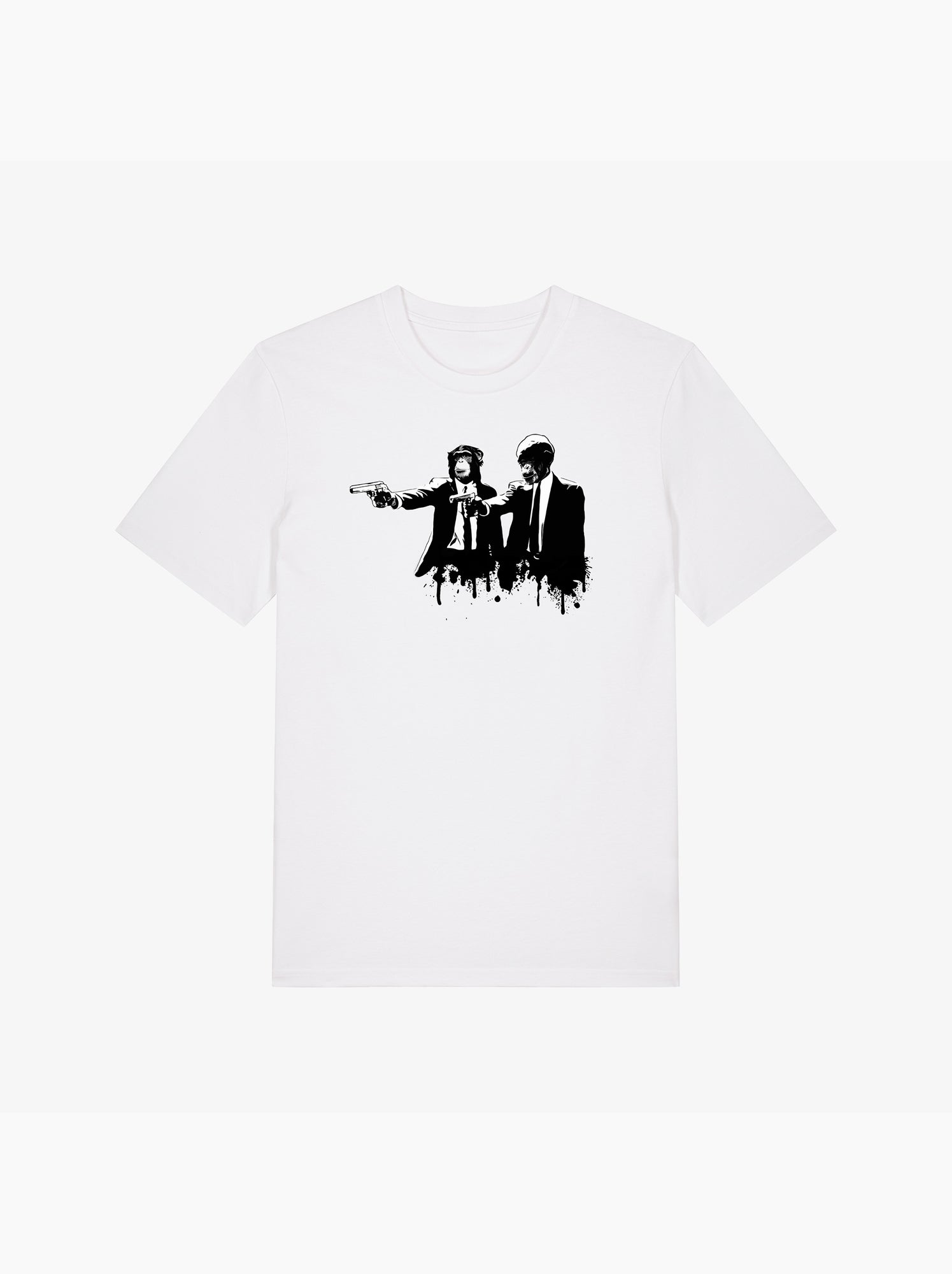 T-shirt Homme - DIVINE MONKEY INTERVENTION - Blanc