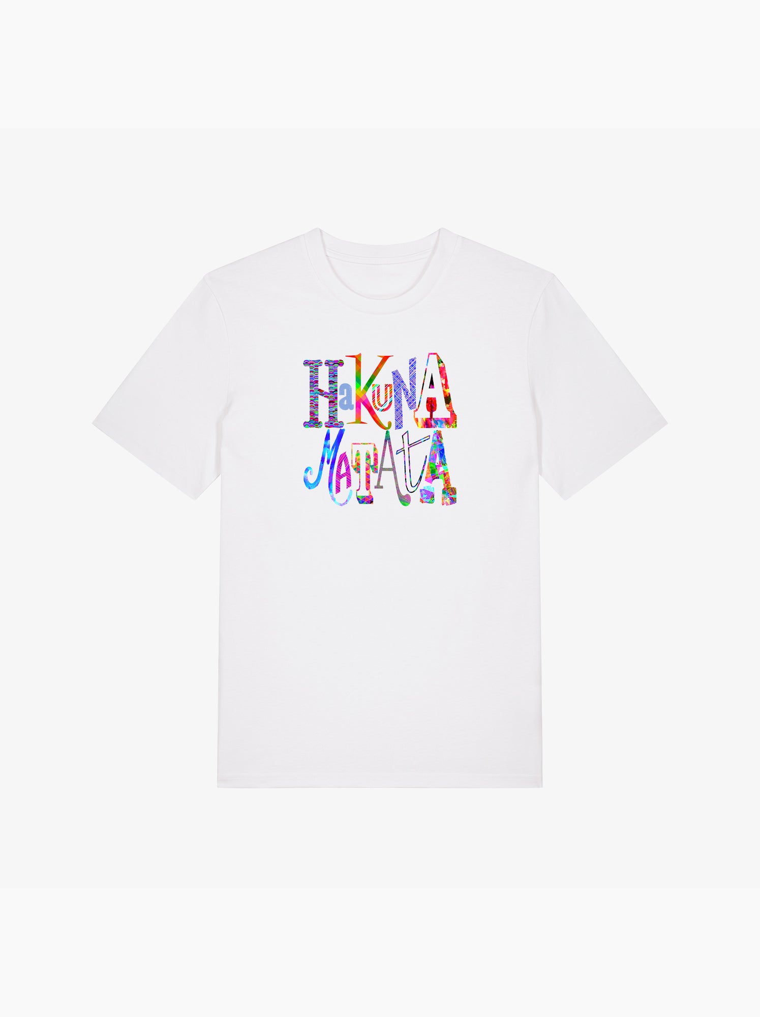 T-shirt Homme - HAKUNA MATATA COLOR - Blanc