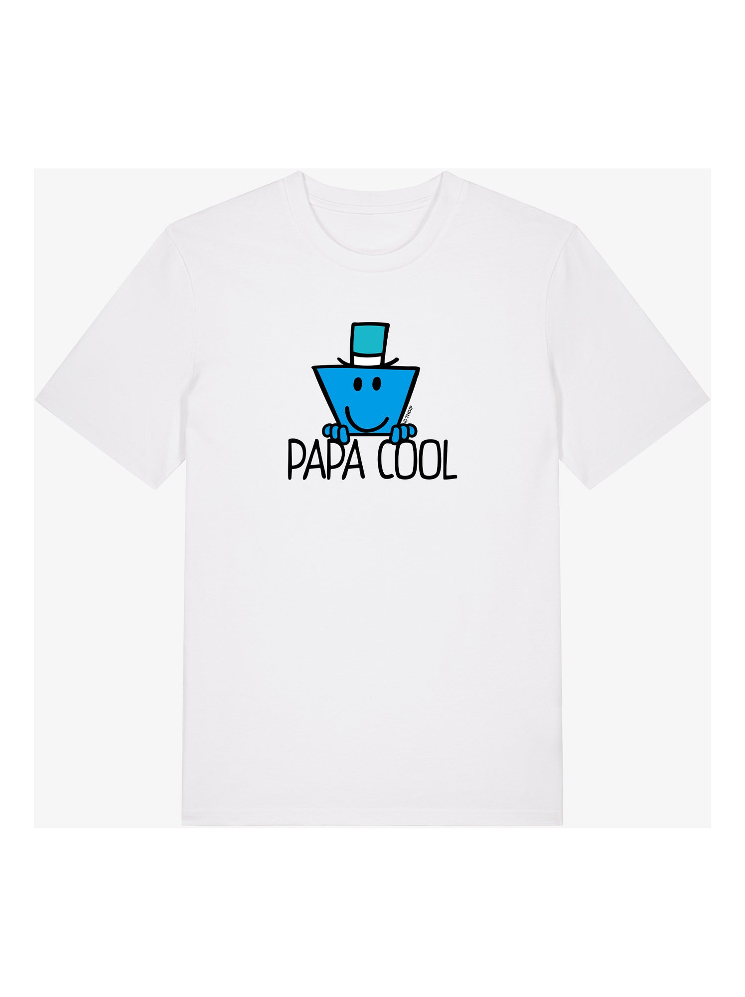 T-shirt Homme - PAPA COOL - Blanc