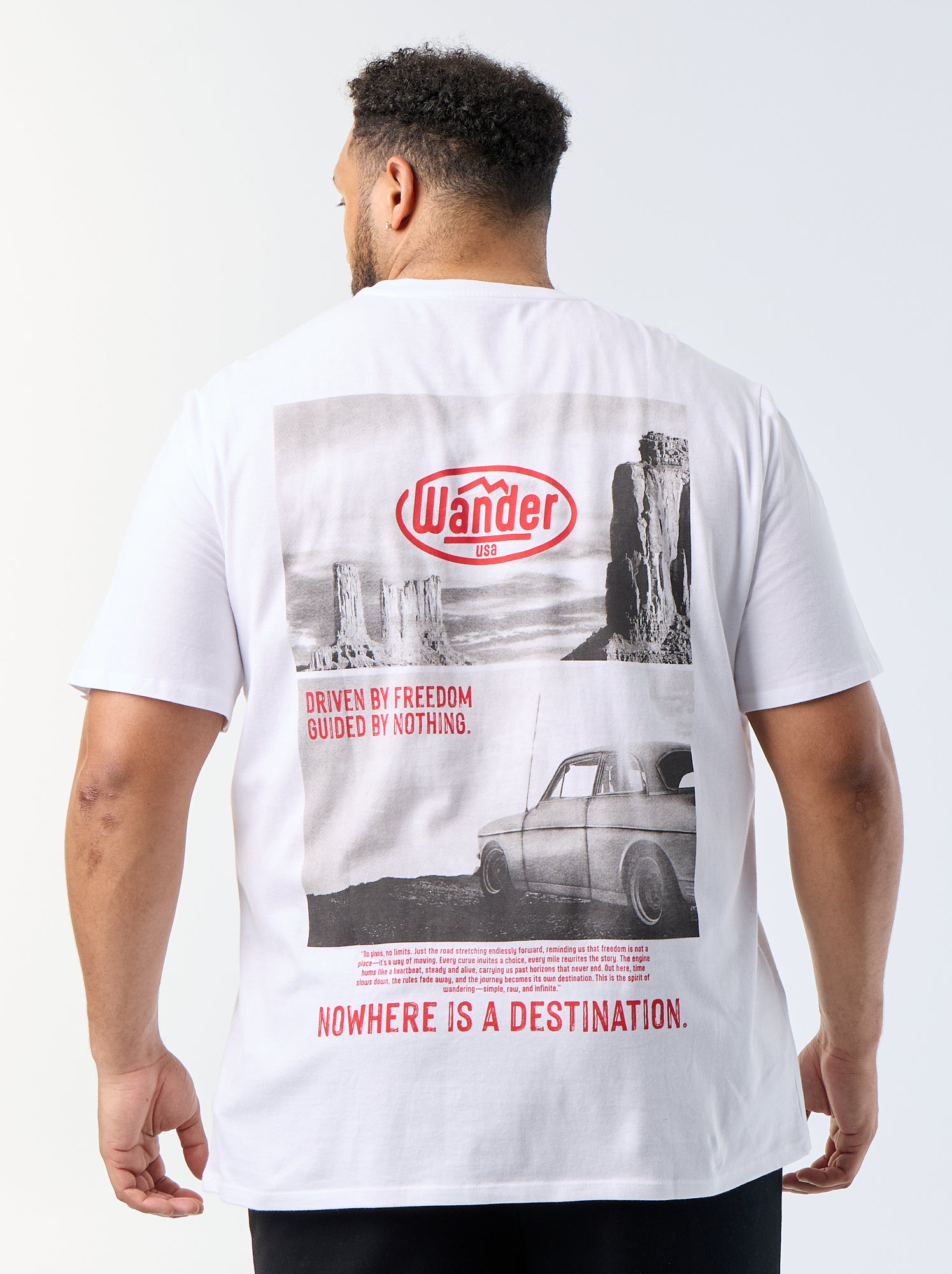 T-shirt imprimé à manches courtes - Blanc