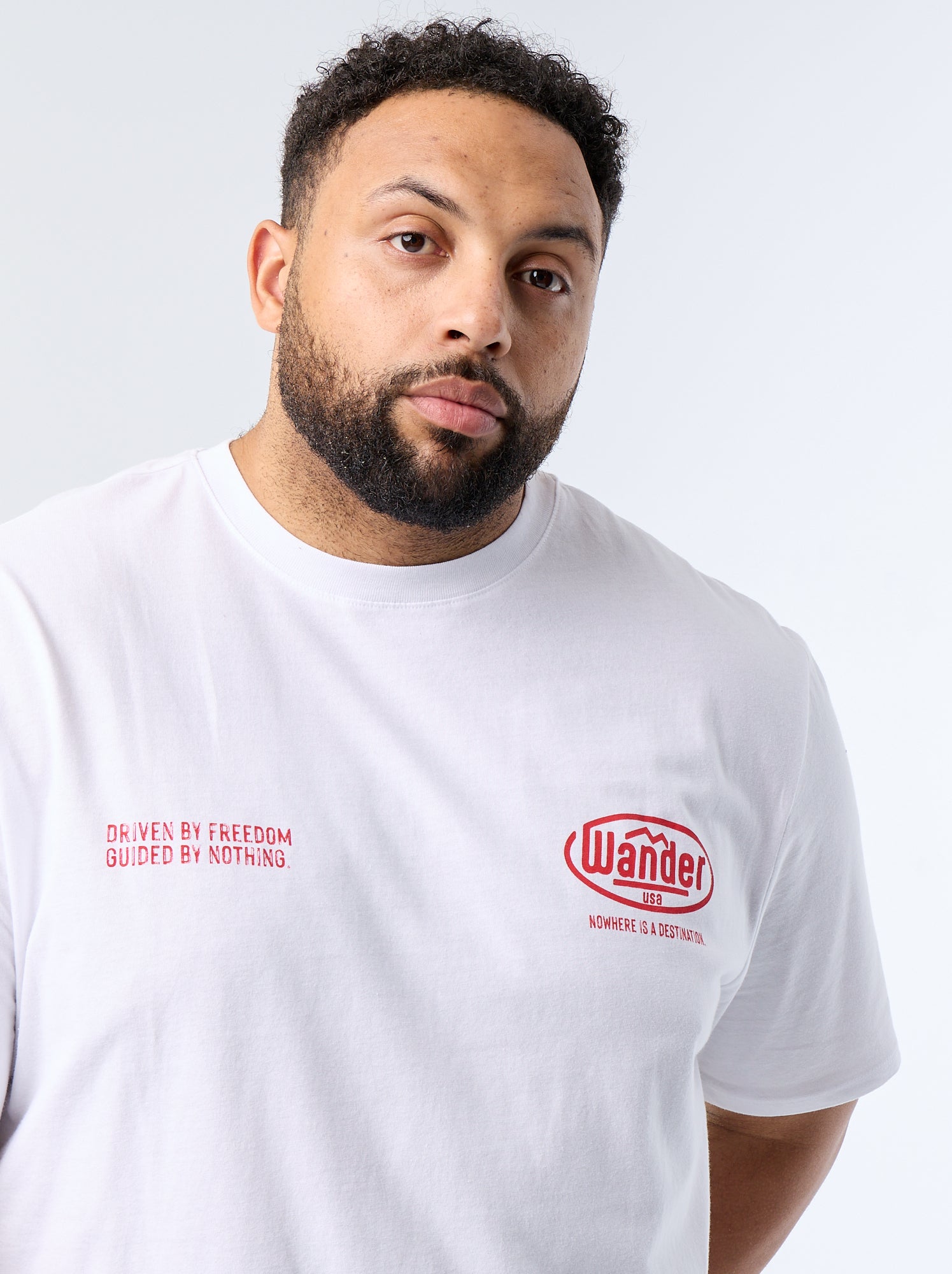 T-shirt imprimé à manches courtes - Blanc