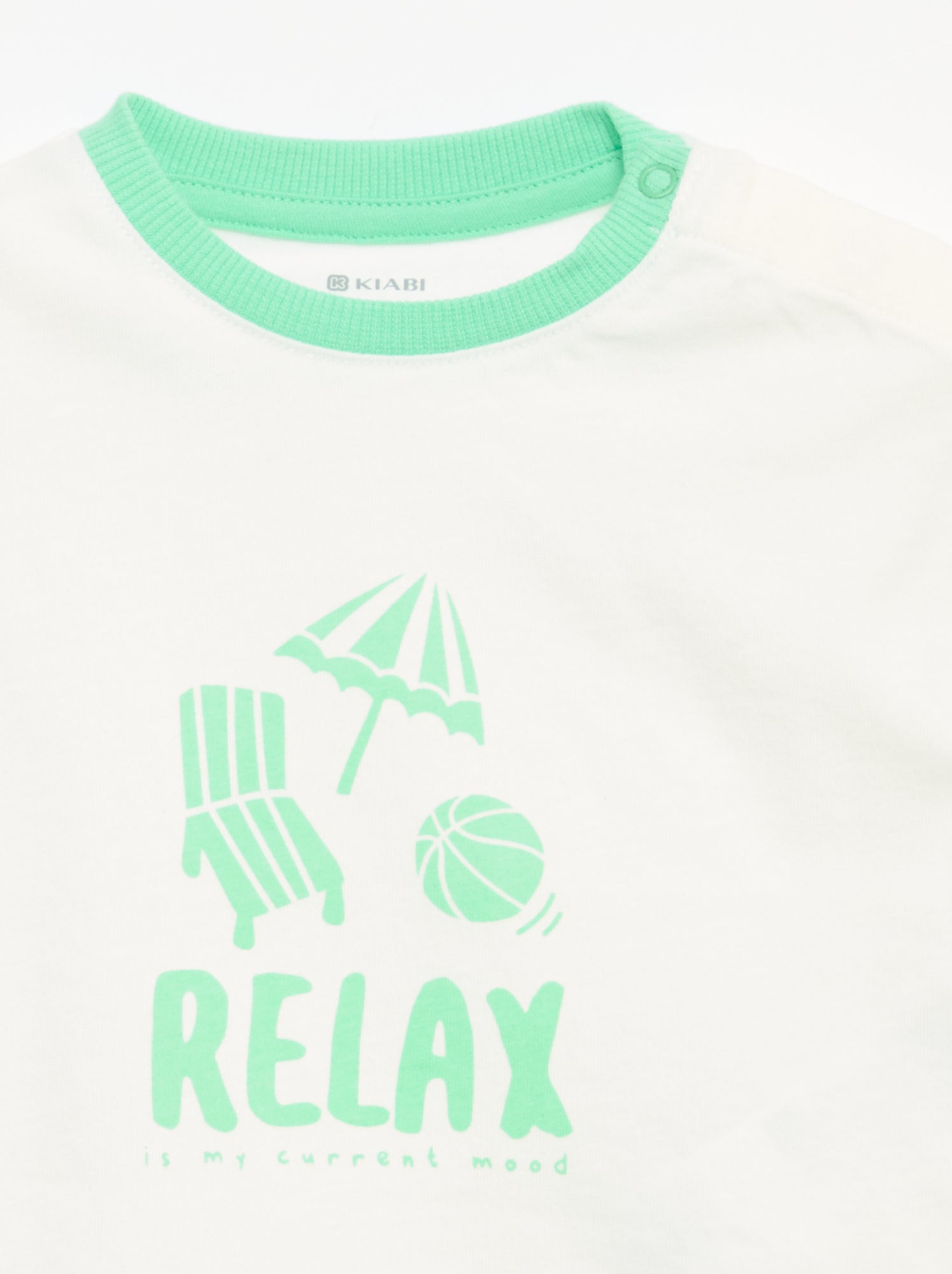 T-shirt imprimé à manches courtes - Blanc