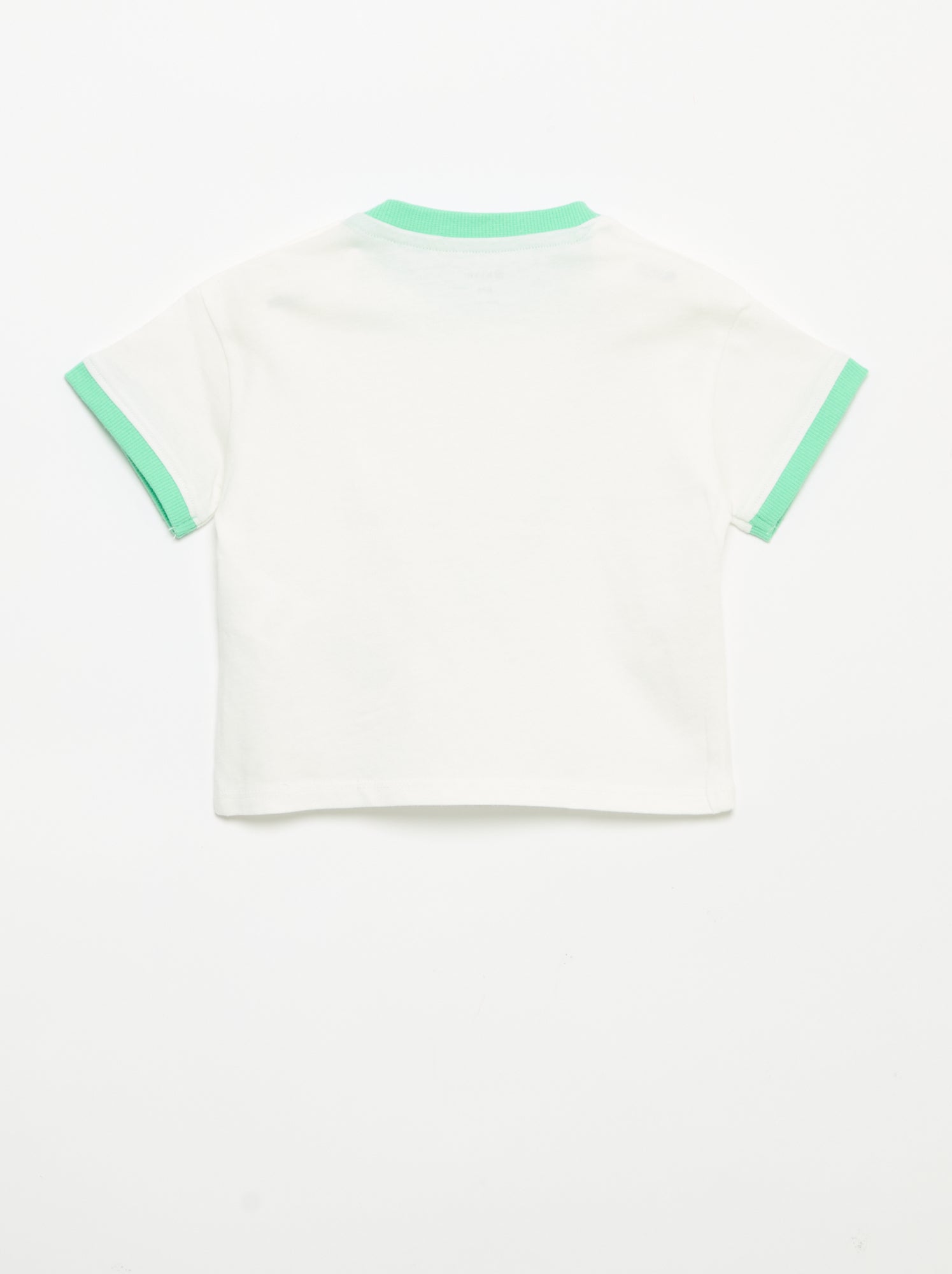 T-shirt imprimé à manches courtes - Blanc