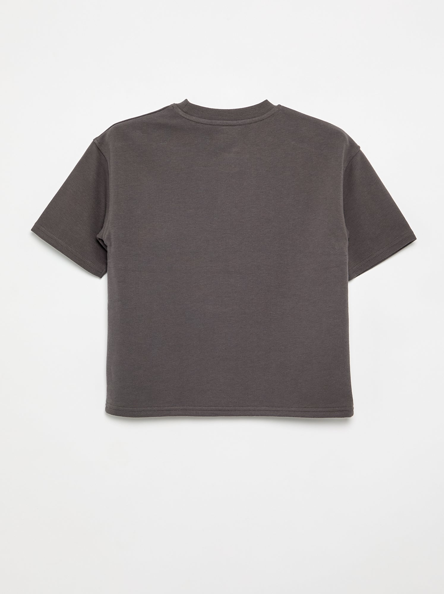 T-shirt imprimé à manches courtes - Gris