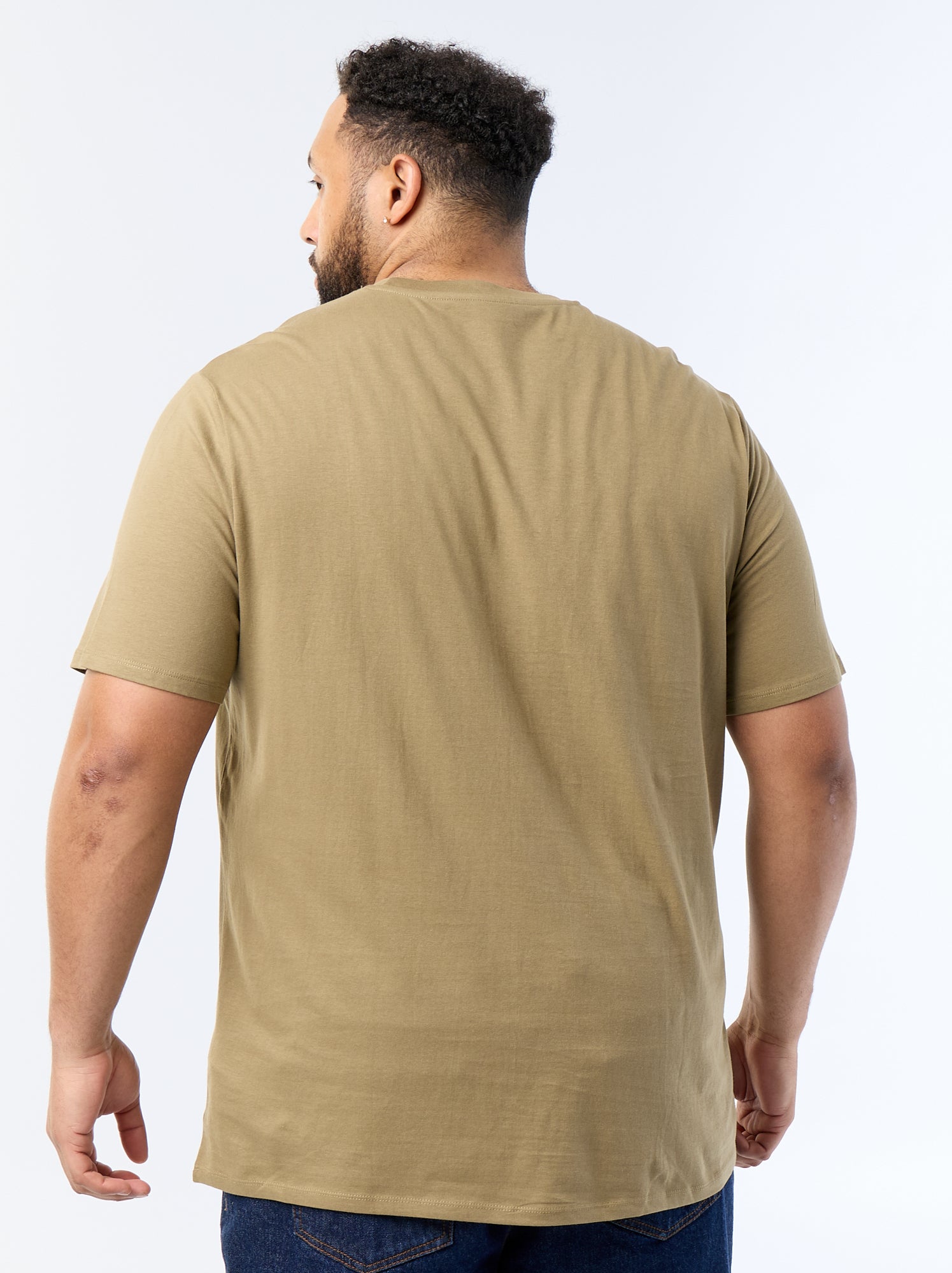 T-shirt imprimé à manches courtes - Vert (FUV45_15)