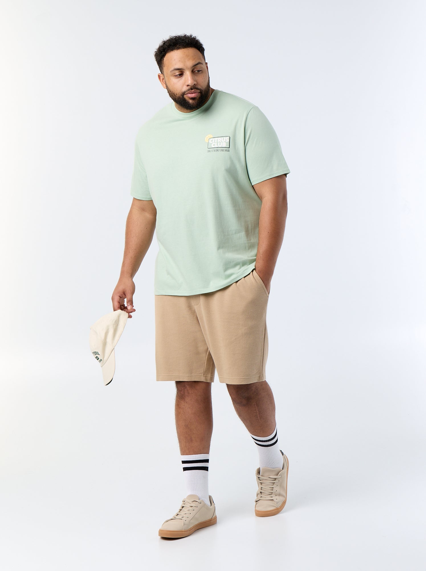 T-shirt imprimé à manches courtes - Vert (FUV45_6)