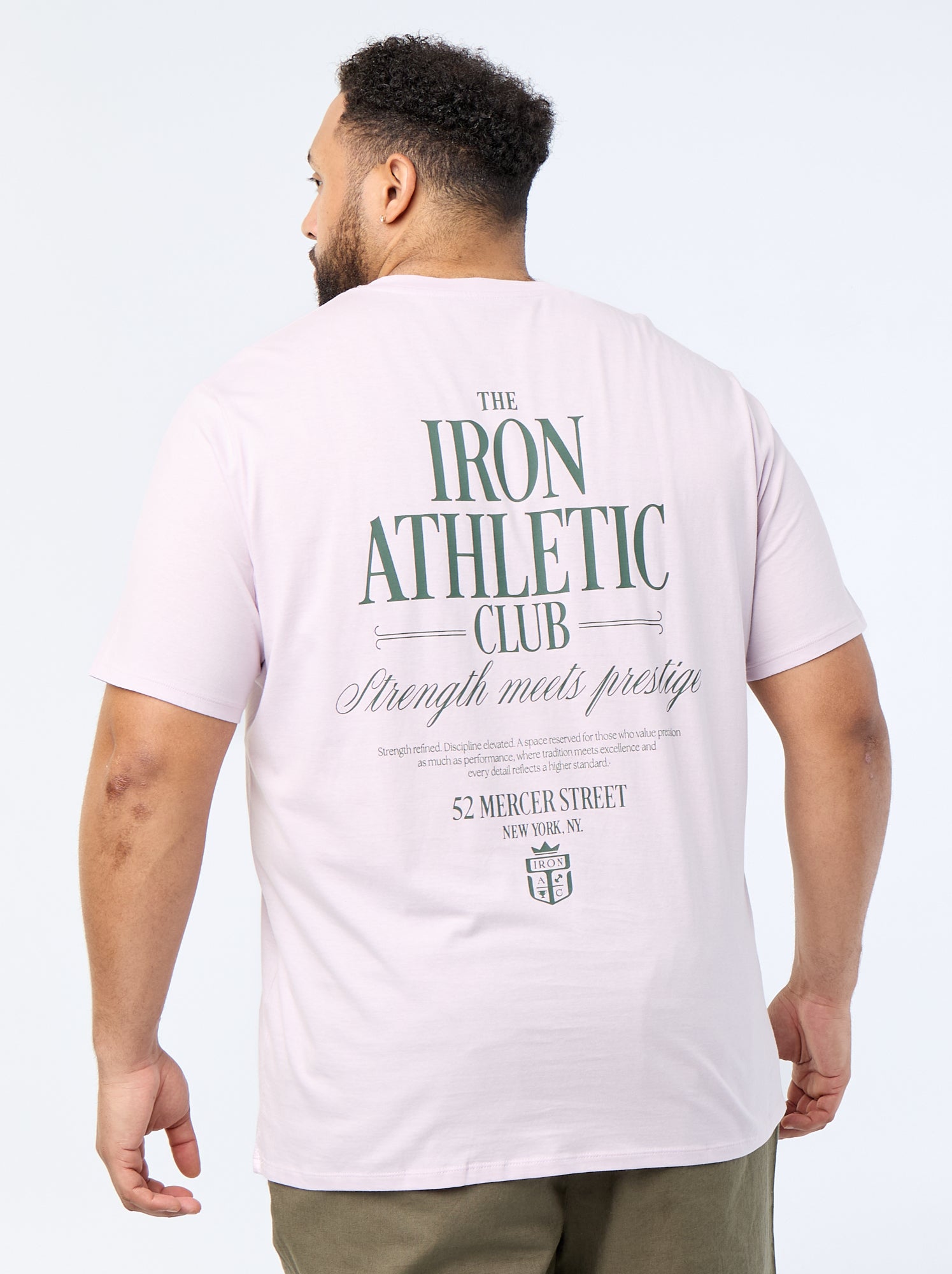 T-shirt imprimé à manches courtes - Violet
