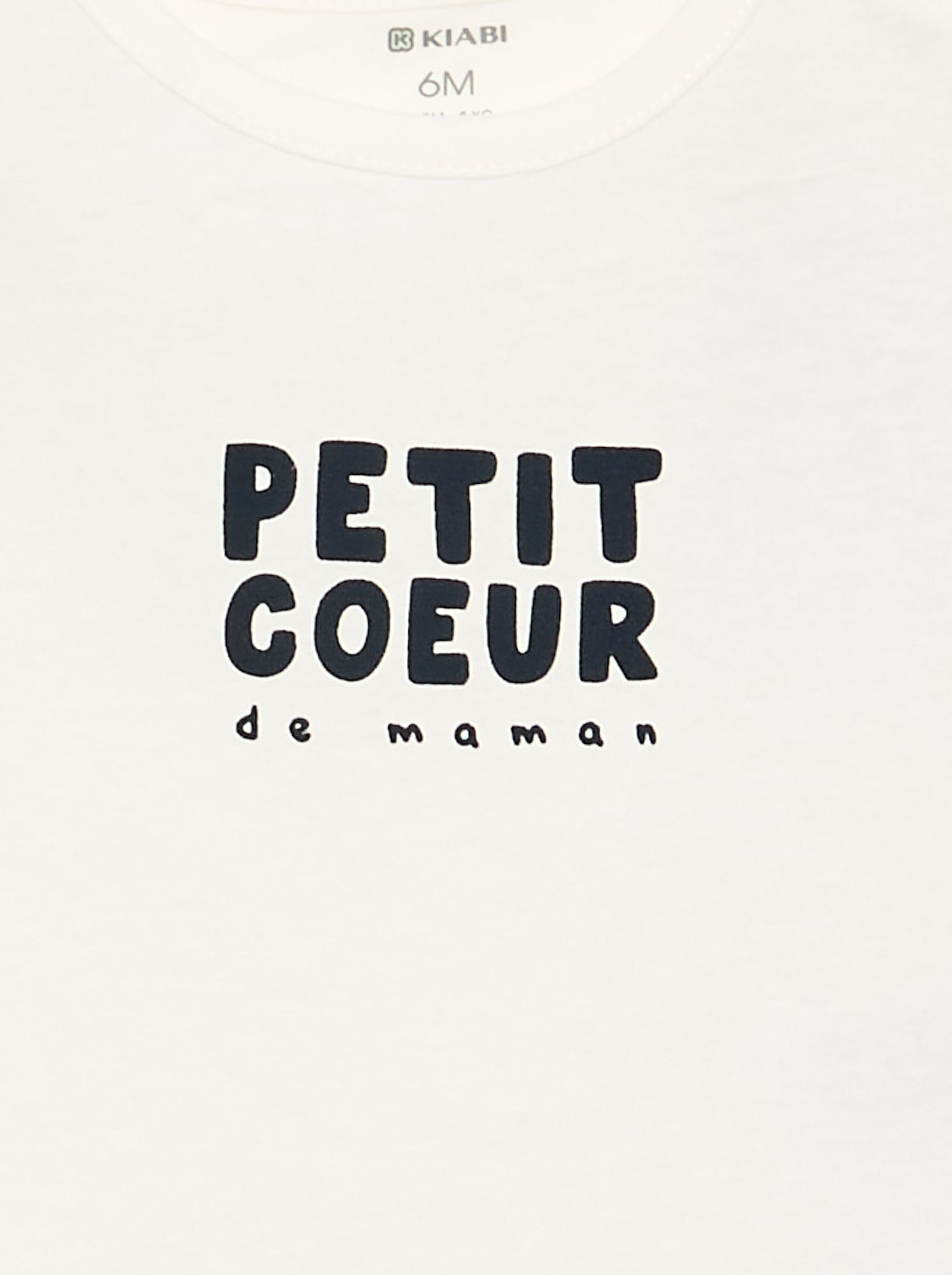 T-shirt imprimé à manches longues - Blanc