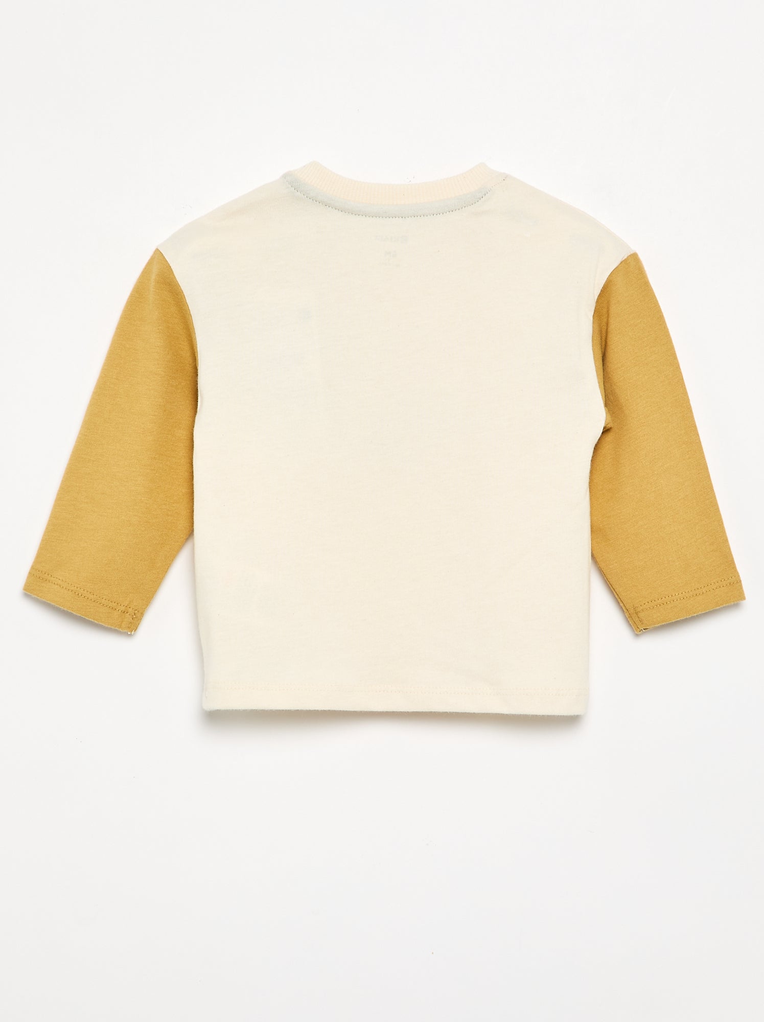 T-shirt imprimé à manches longues - Blanc (GHN05_2)
