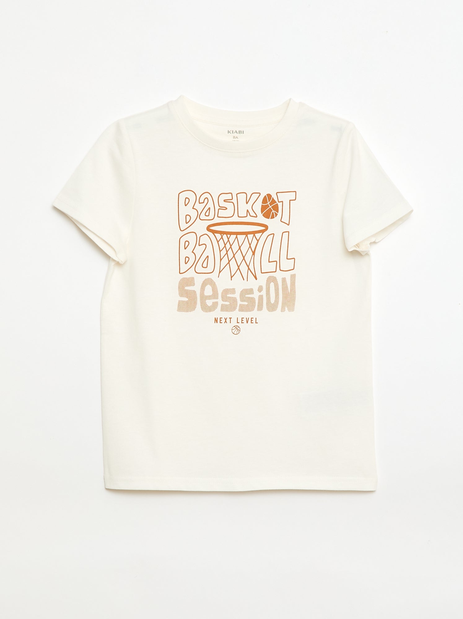 T-shirt imprimé à message - Blanc (EUP57_19)