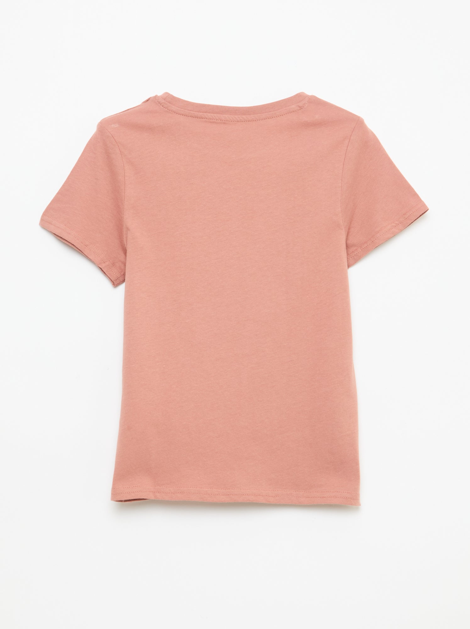 T-shirt imprimé à message - Rouge
