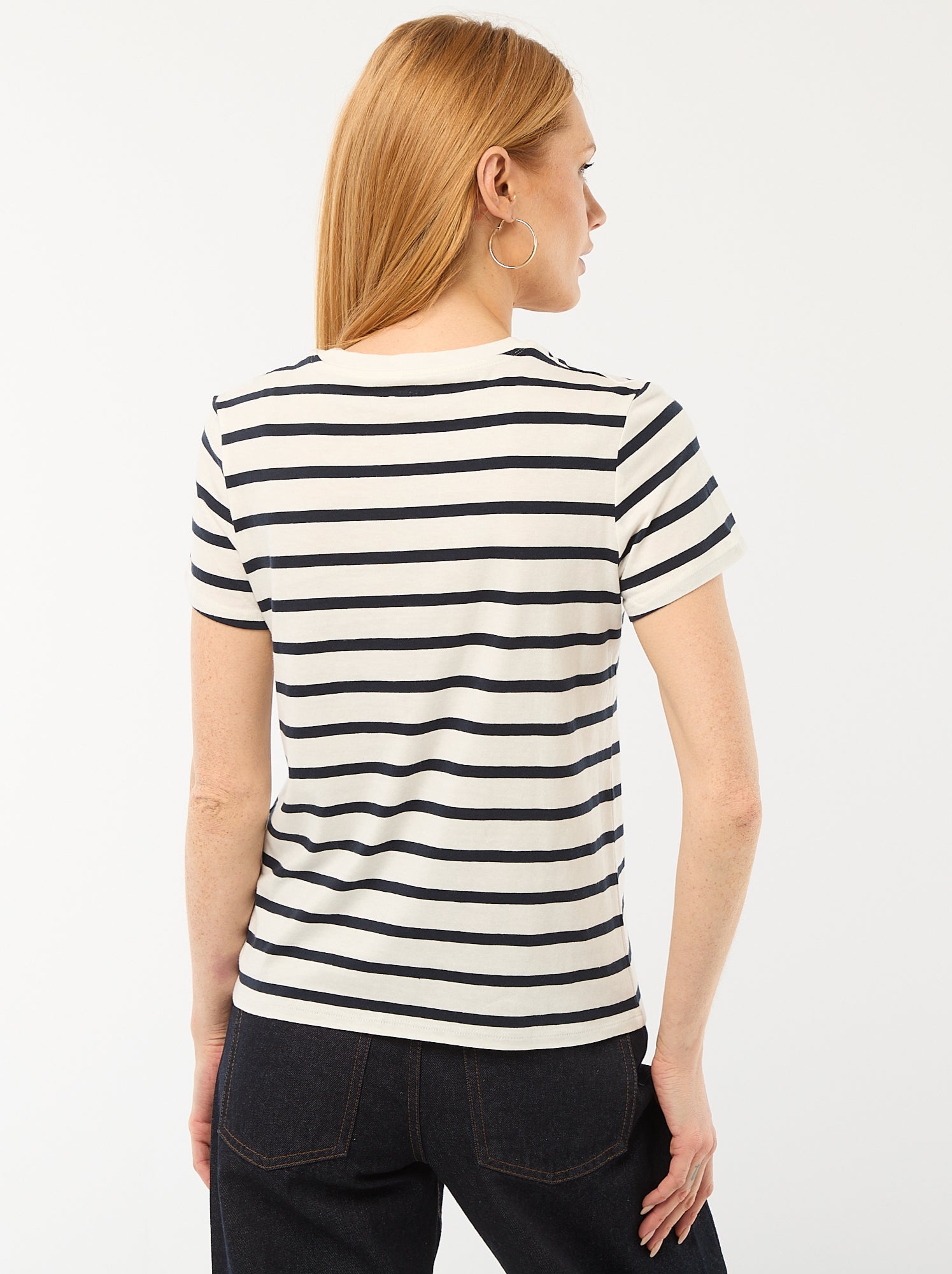 T-shirt imprimé - Blanc (CLC07_39)