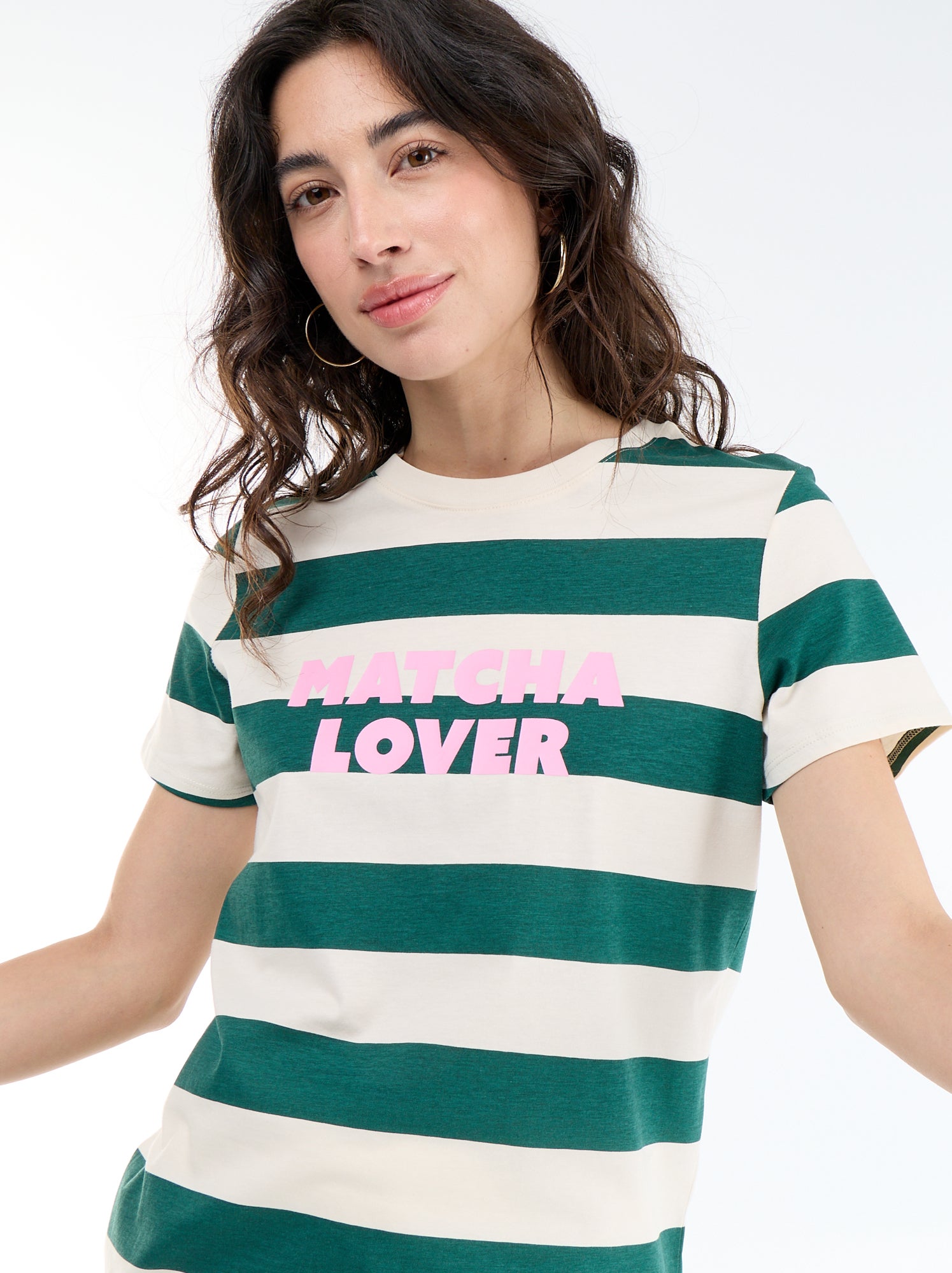 T-shirt imprimé - Blanc (CLC07_65)