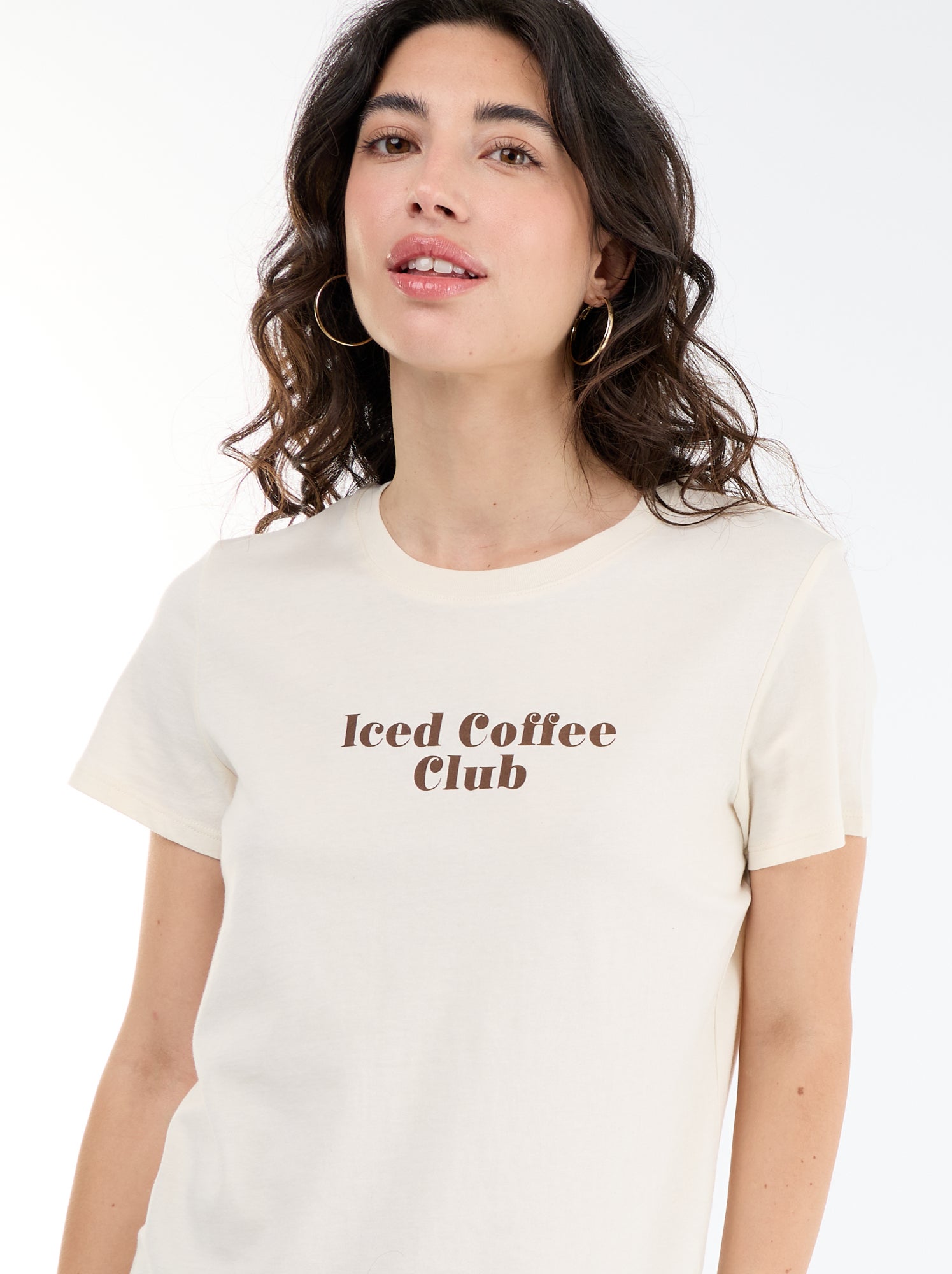T-shirt imprimé - Blanc (CLC07_66)