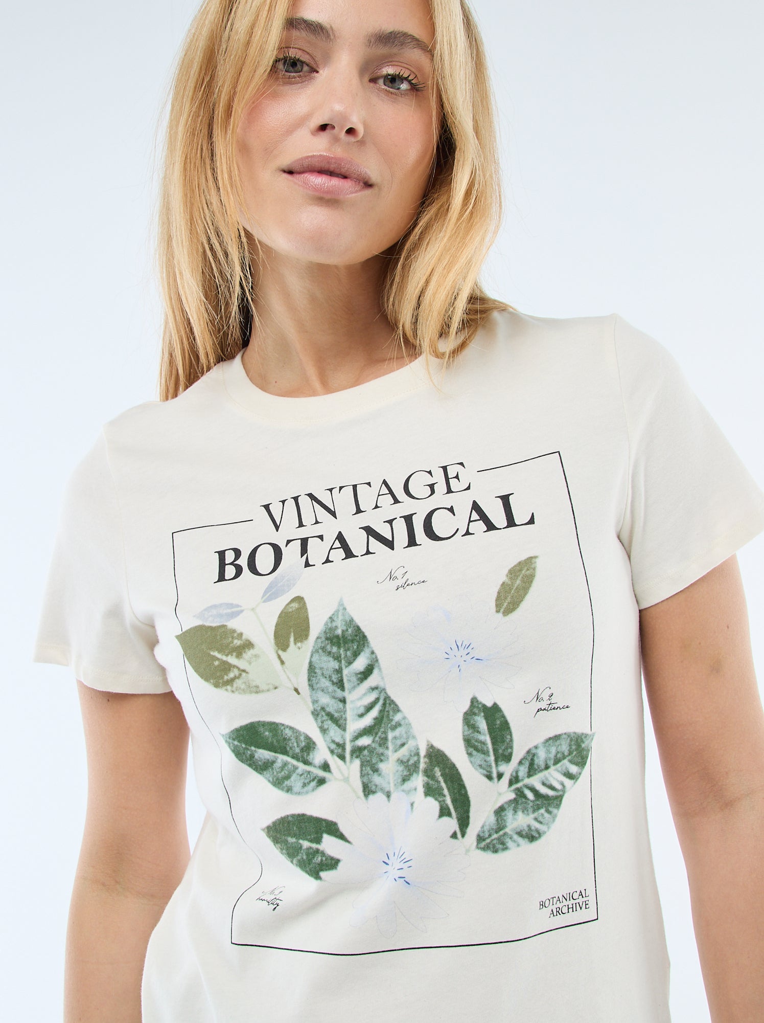 T-shirt imprimé - Ecru