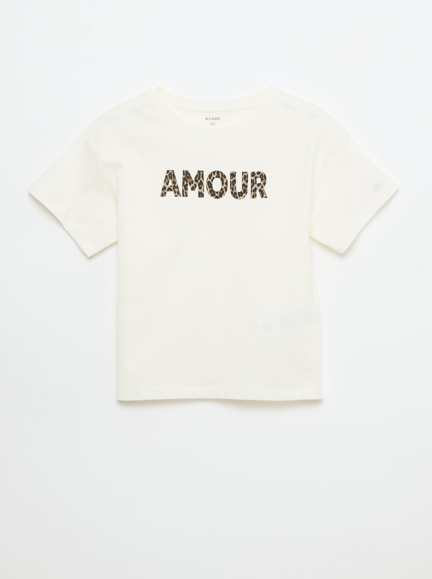 T-shirt imprimé fantaisie - Blanc (EUP65_12)
