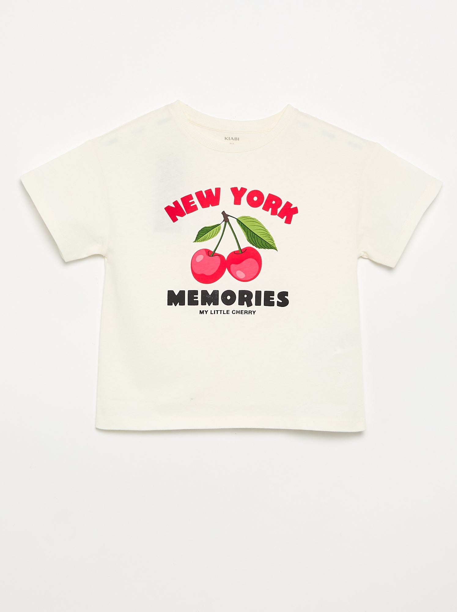 T-shirt imprimé fantaisie - Blanc (EUP65_34)