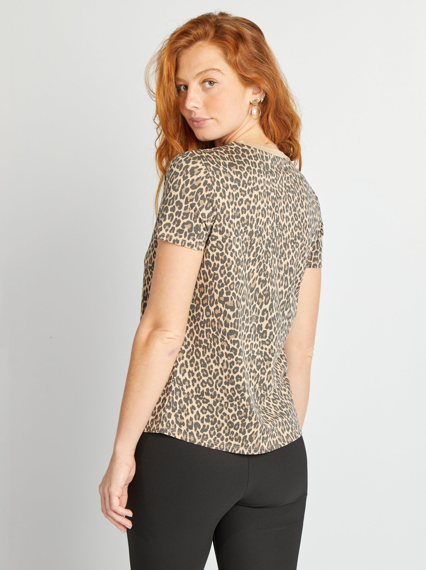 T-shirt imprimé - Leopard