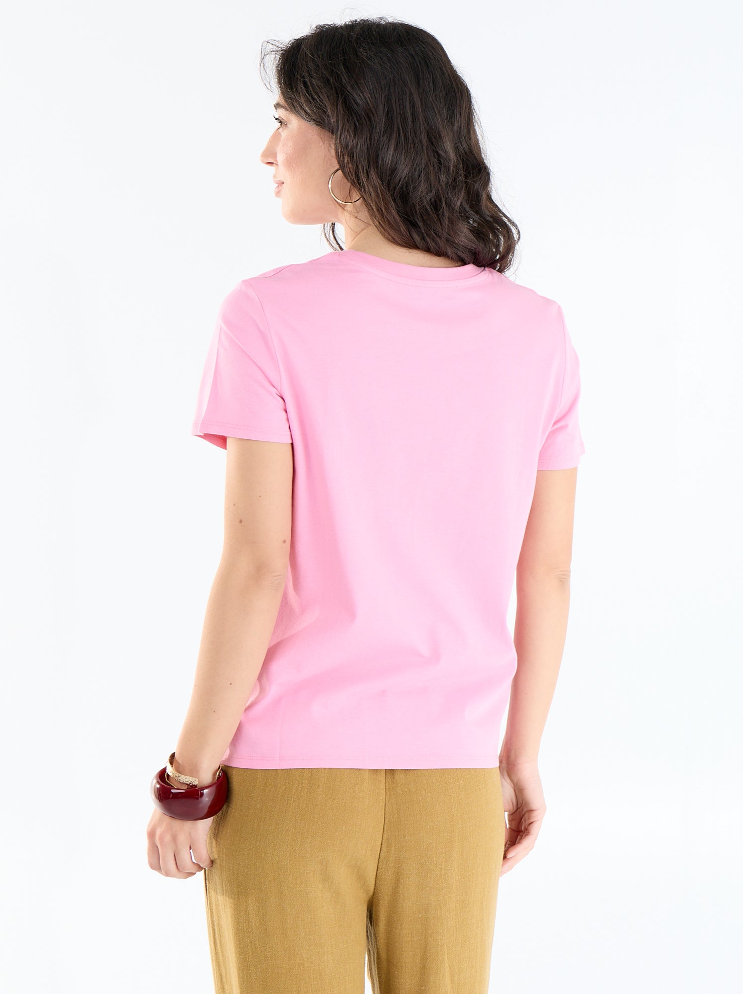 T-shirt imprimé - Rose