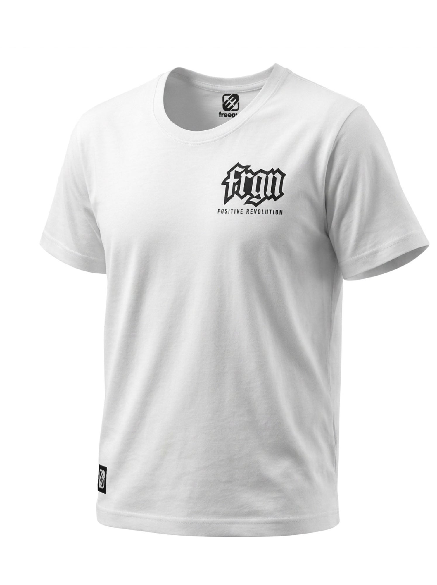 T-shirt junior en coton 140gsm imprimé devant et dos bony freegun - Blanc