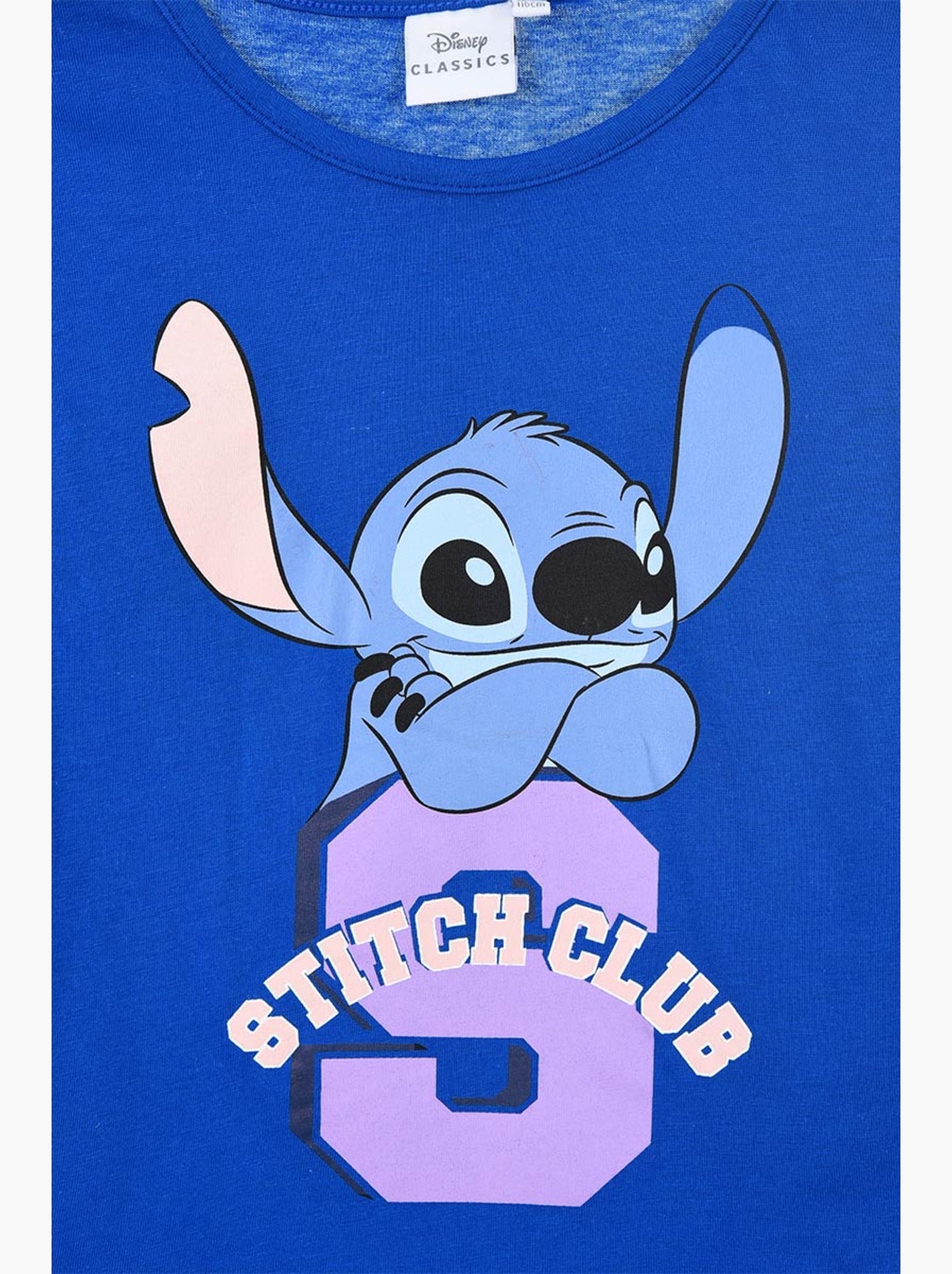 T-shirt lilo & stitch   | licence officielle - Bleu
