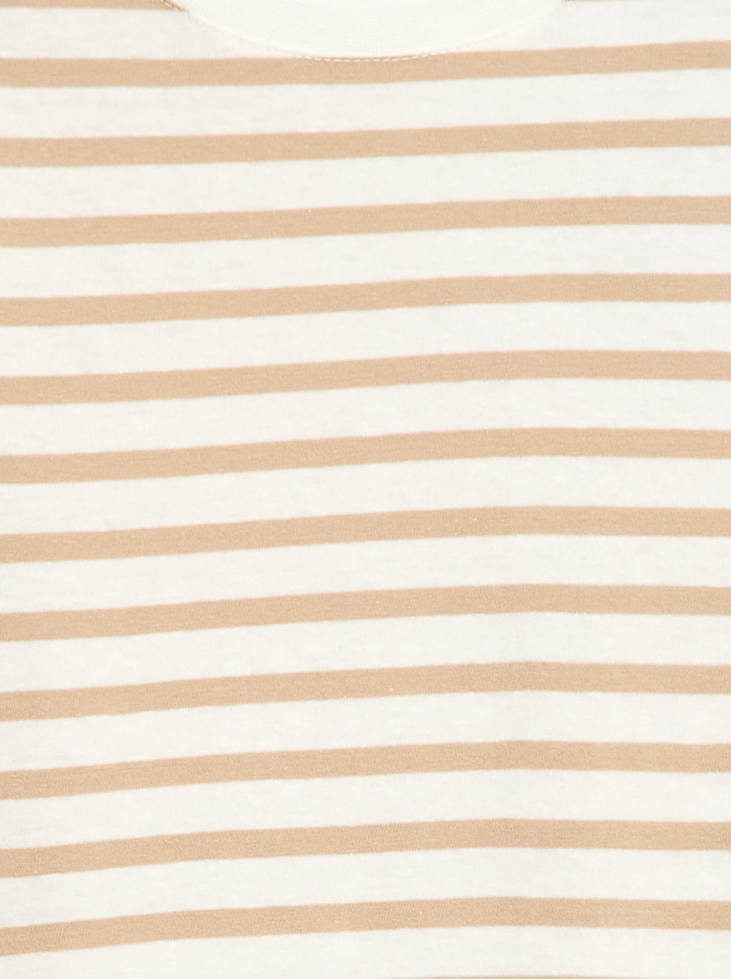 T-shirt manches courtes à motif - Beige