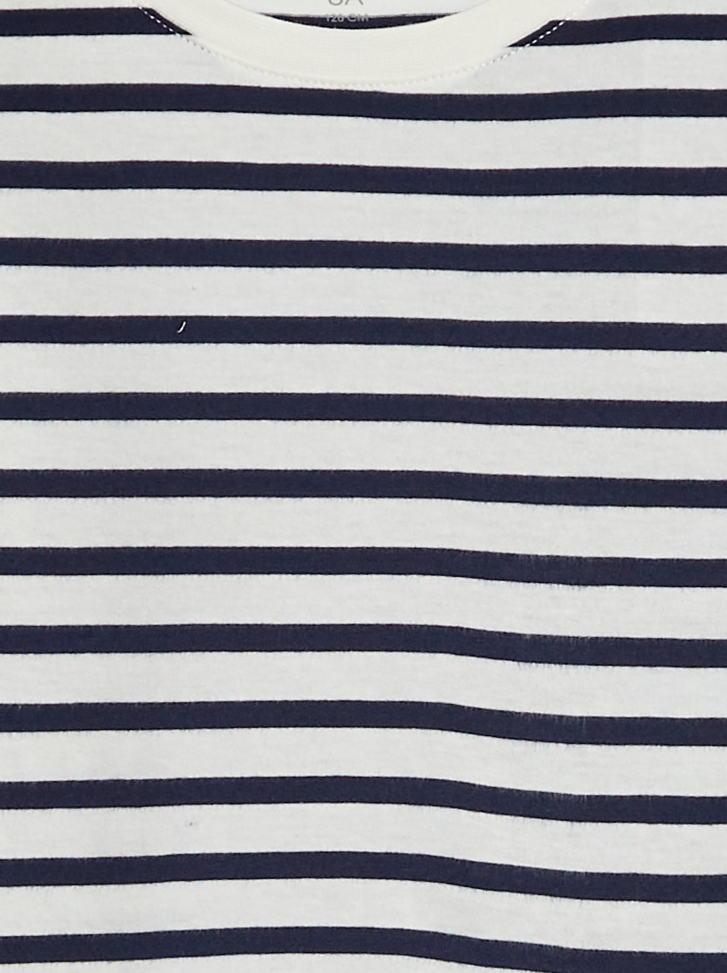 T-shirt manches courtes à motif - BEIGE