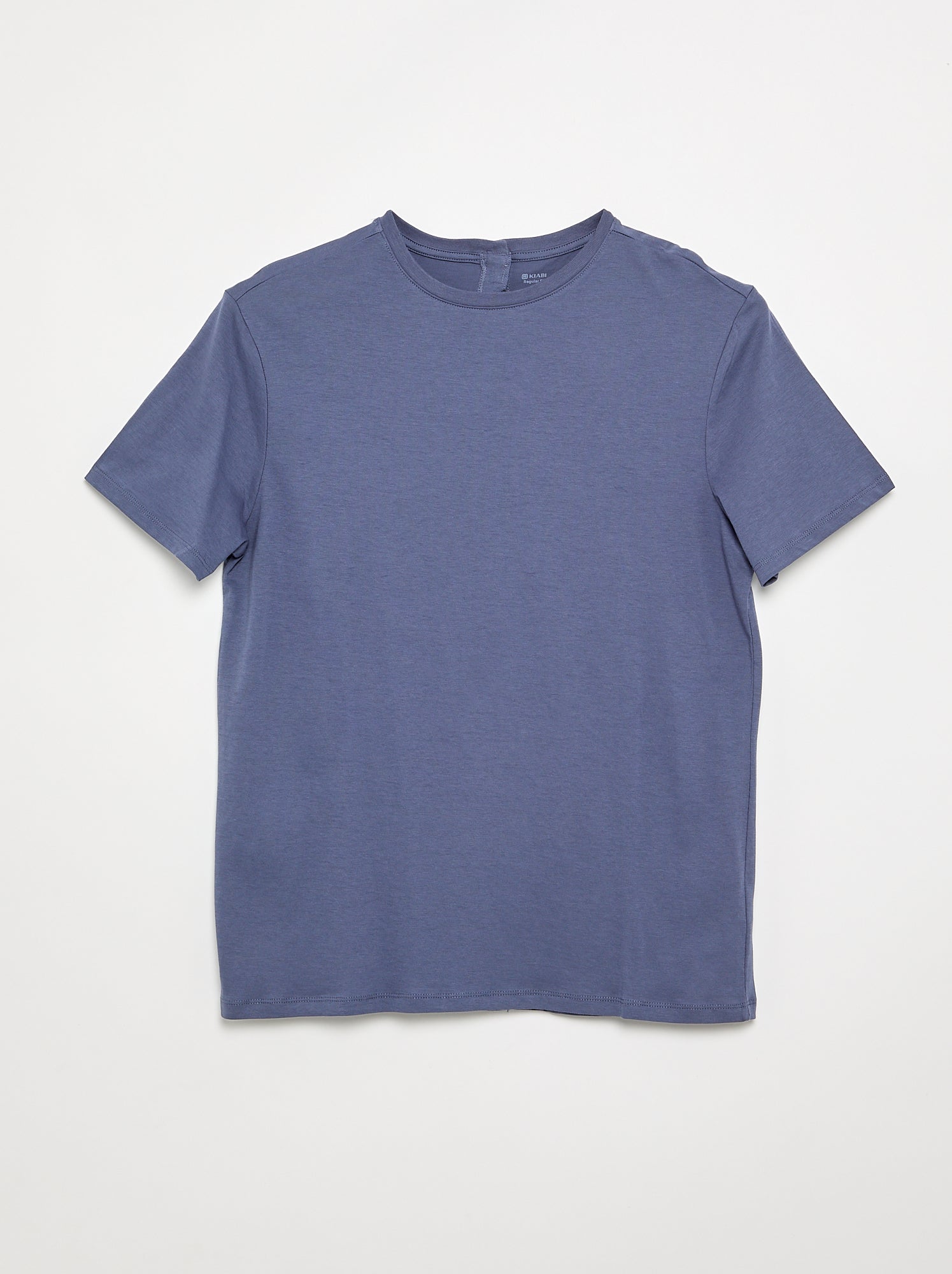 T-shirt manches courtes uni - collection facile à enfiler - Bleu