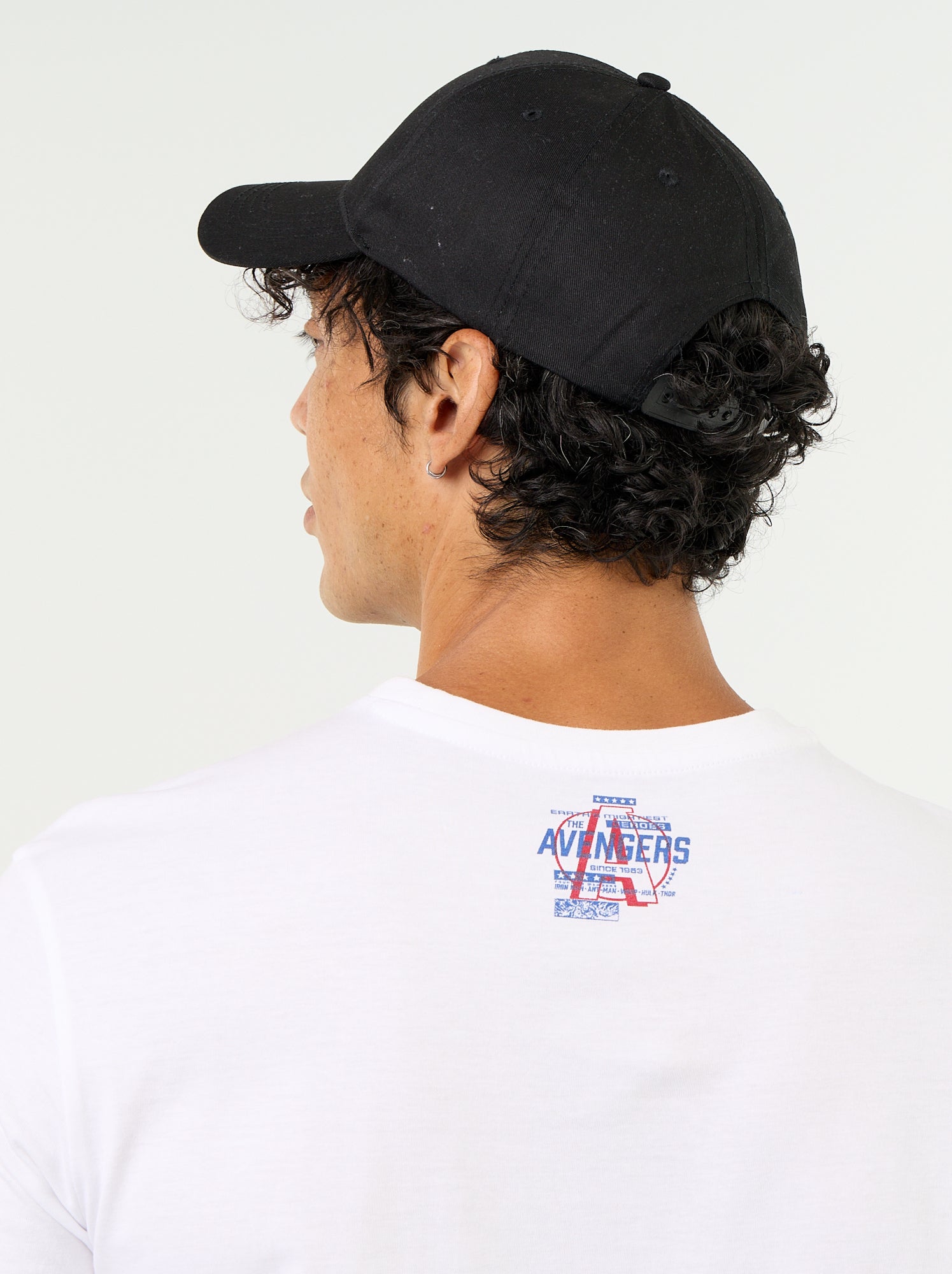 T-shirt 'Marvel' à manches courtes - Blanc