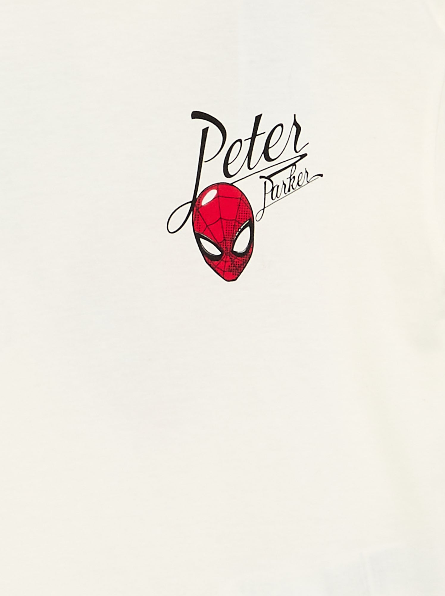 T-shirt 'Marvel' 'Spider-man' à manches longues - Blanc