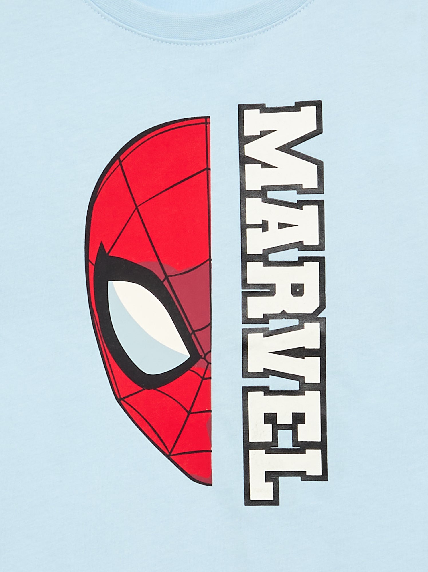 T-shirt 'Marvel' 'Spider-man' à manches longues - Bleu