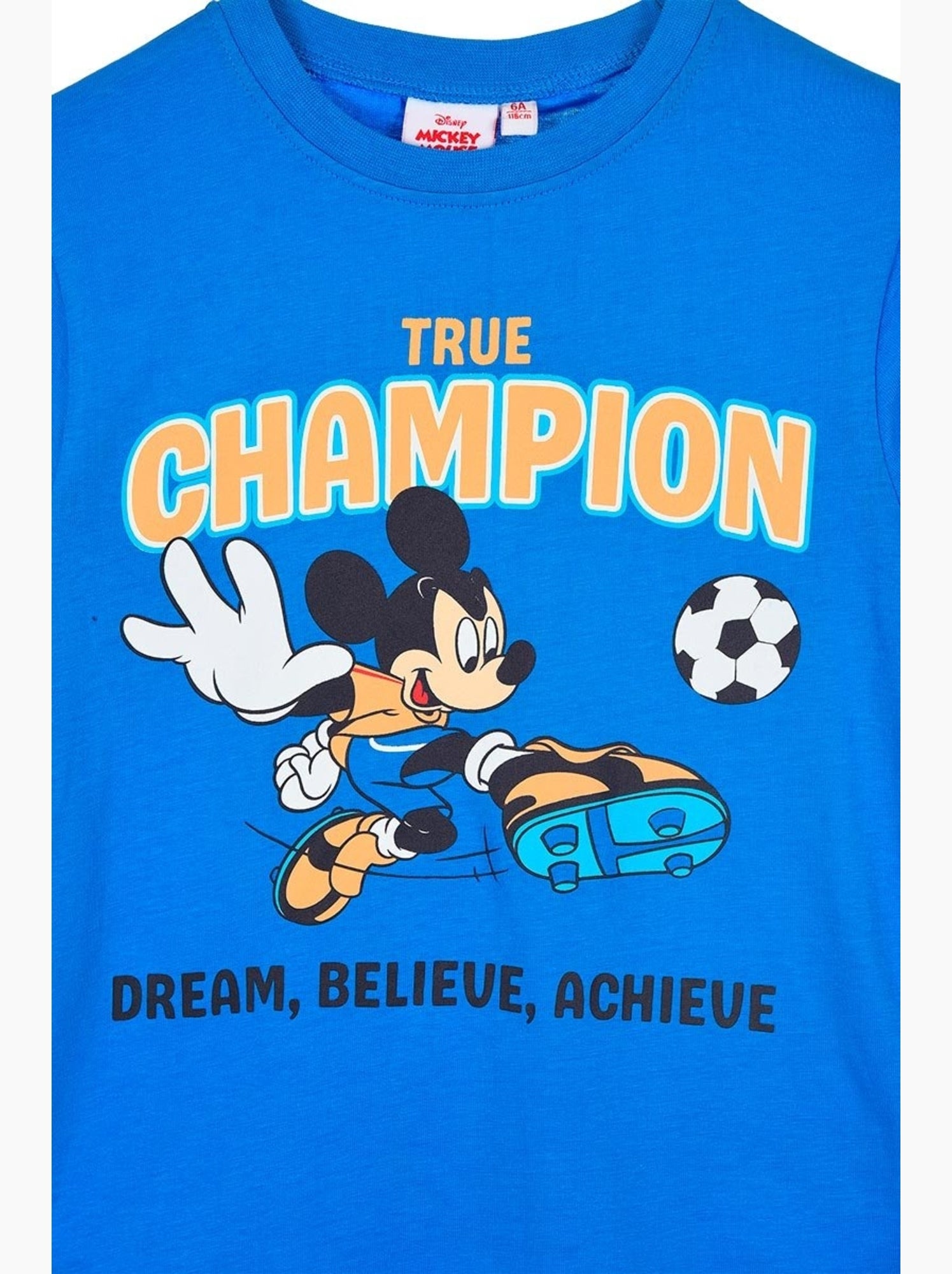 T-shirt mickey mouse| licence officielle - Bleu