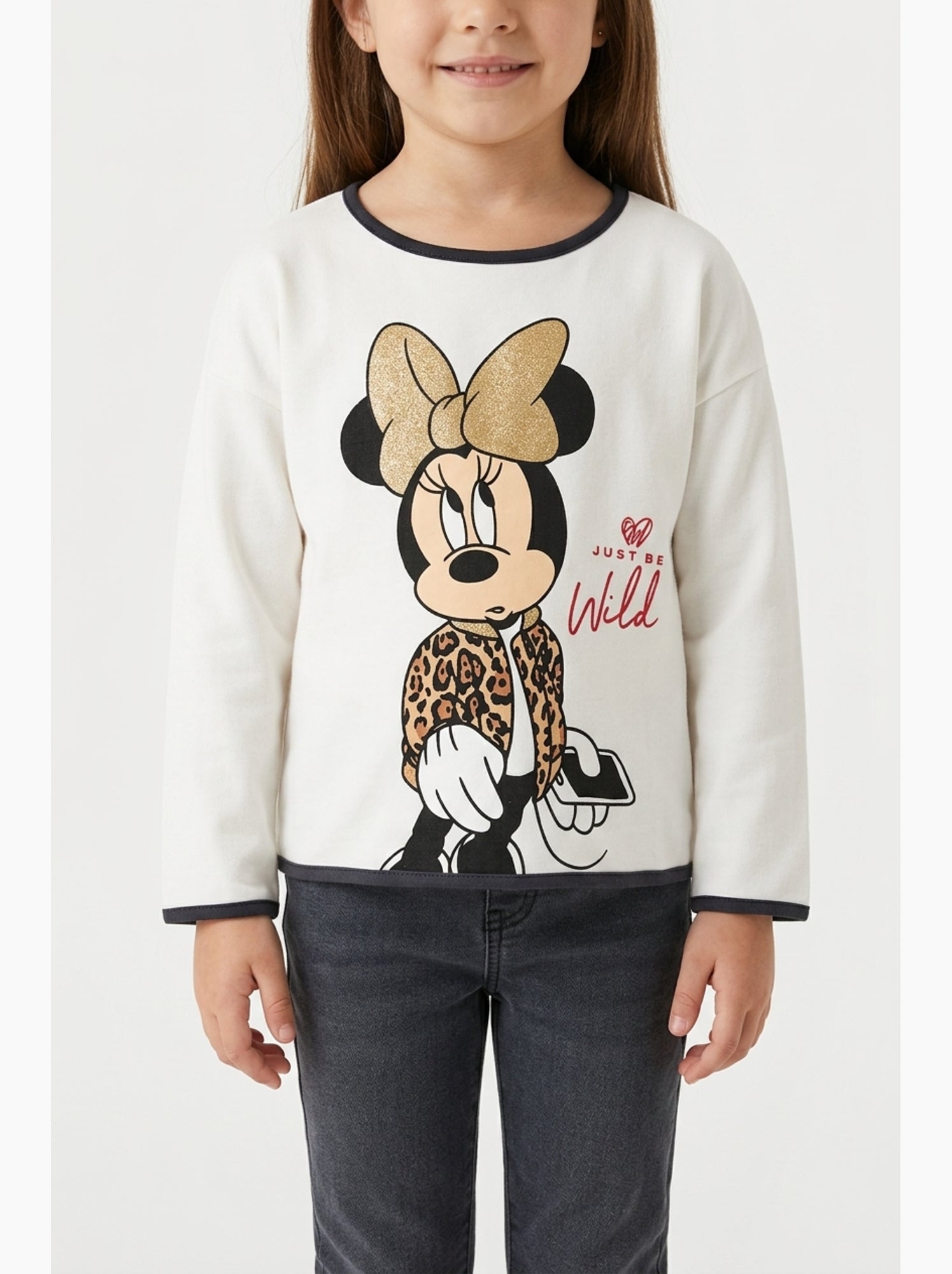 T-shirt minnie mouse   | licence officielle - Blanc
