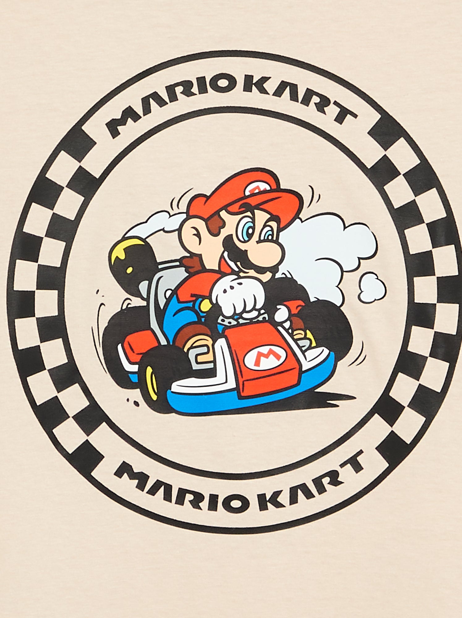 T-shirt 'Nintendo' 'Mario' manches longues - Beige