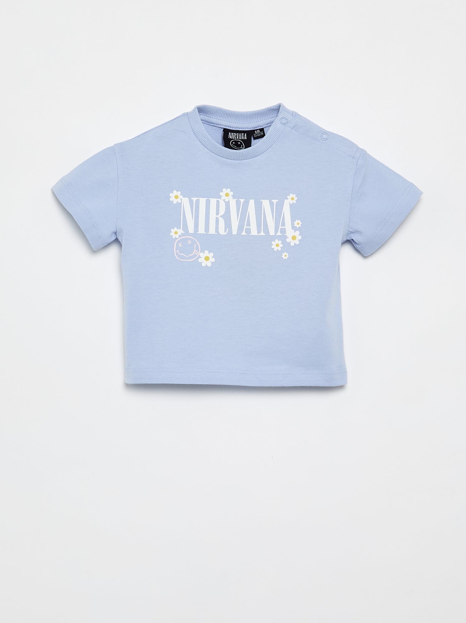T-shirt 'Nirvana' à manches courtes - Bleu