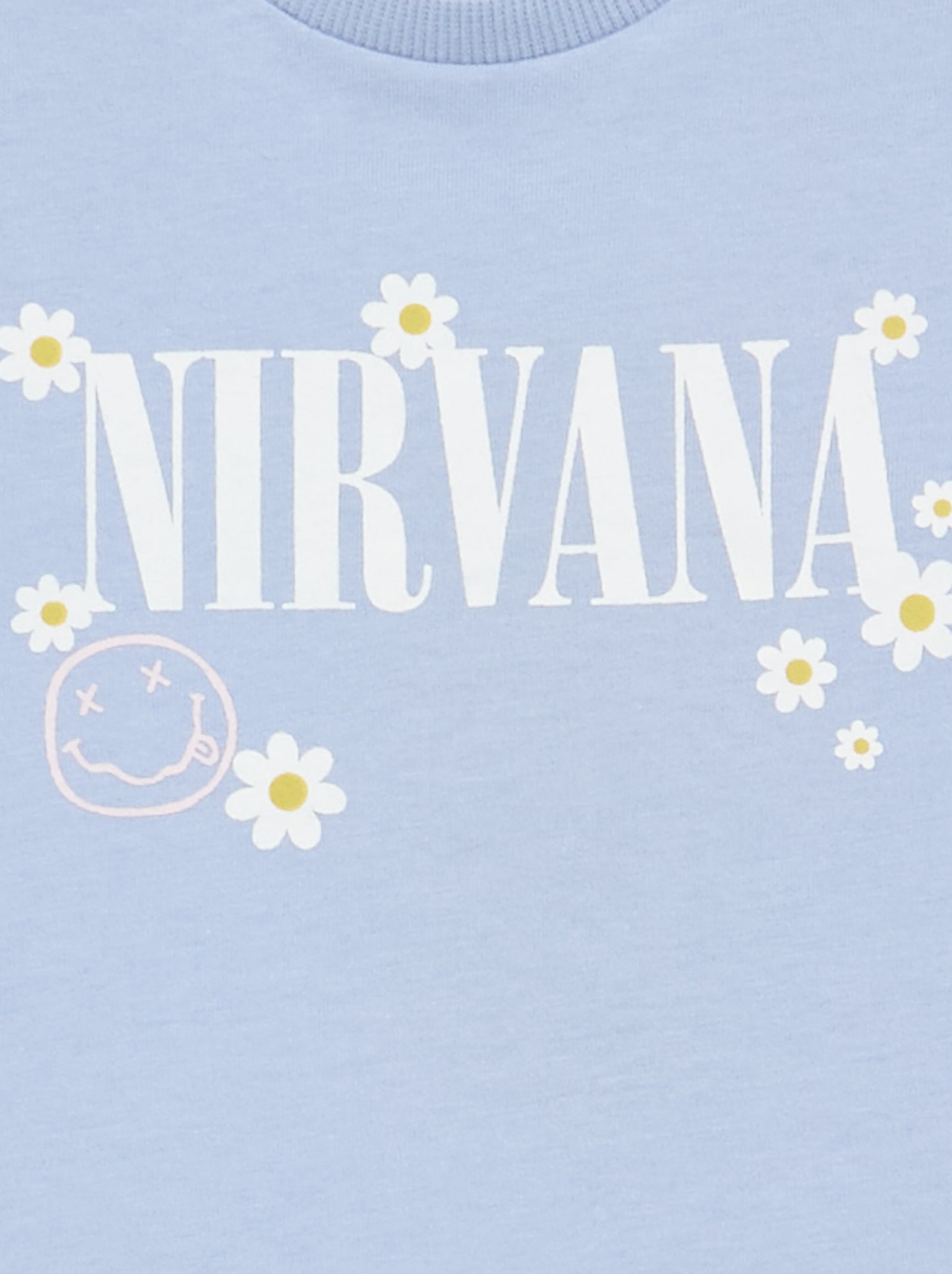 T-shirt 'Nirvana' à manches courtes - Bleu
