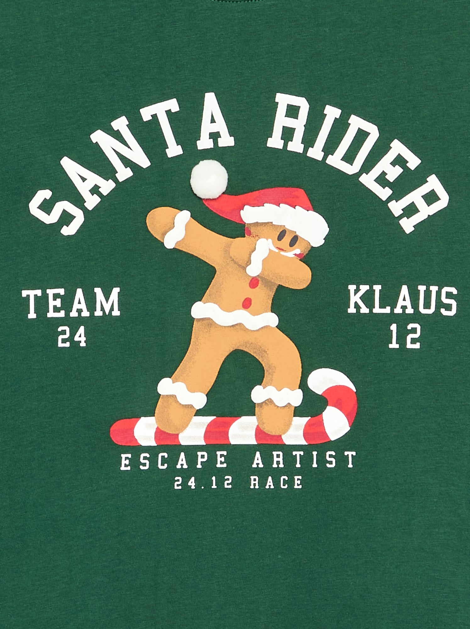 T-shirt 'Noël' à manches longues - Vert