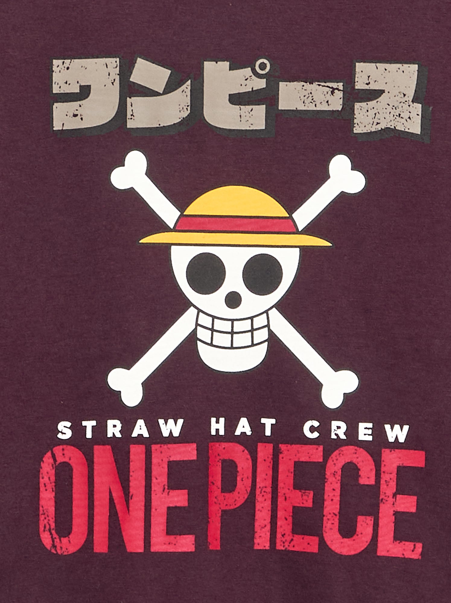 T-shirt 'One Piece' à manches longues - Violet