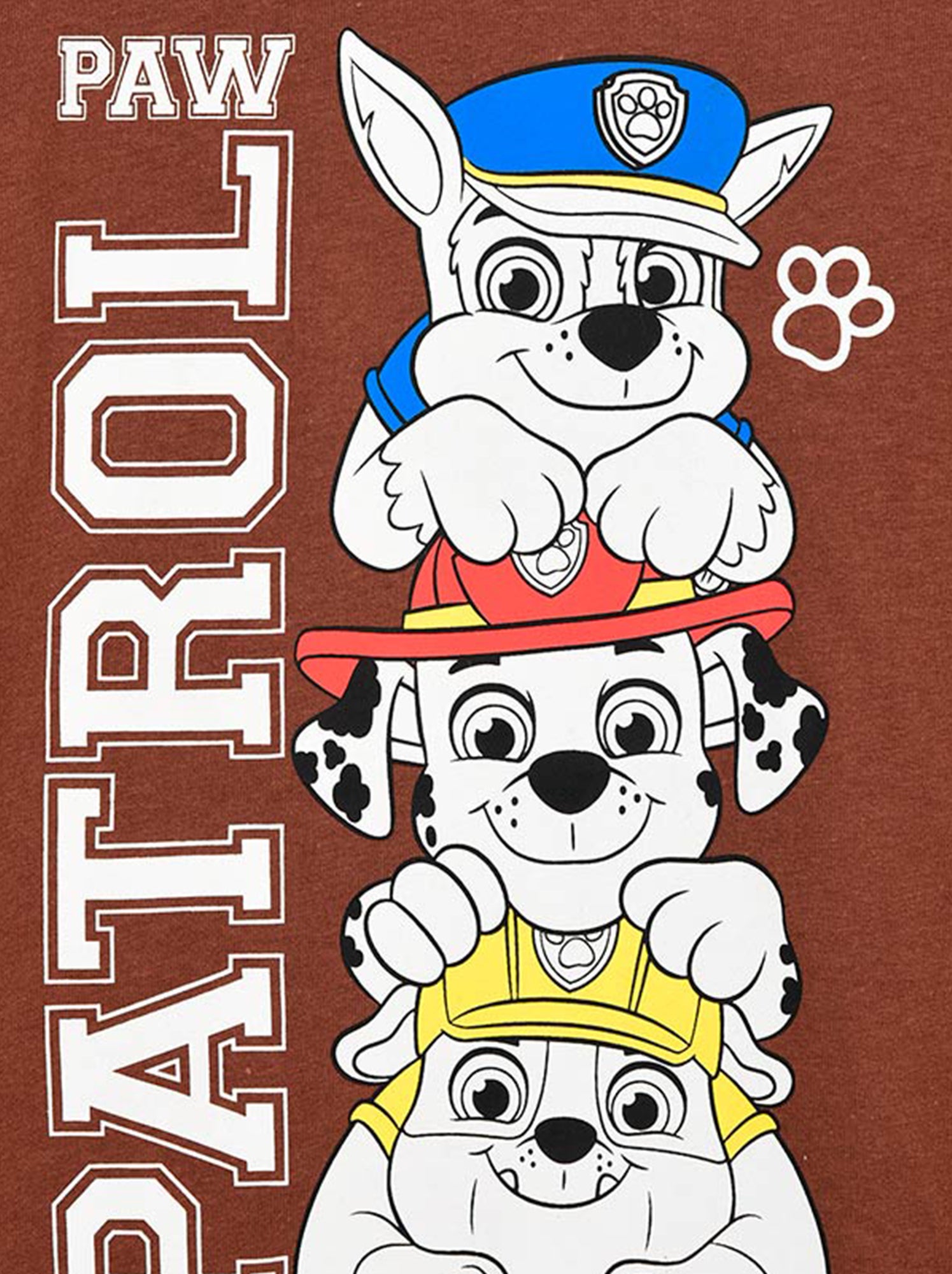 T-shirt 'Pat' Patrouille' Halloween - Marron