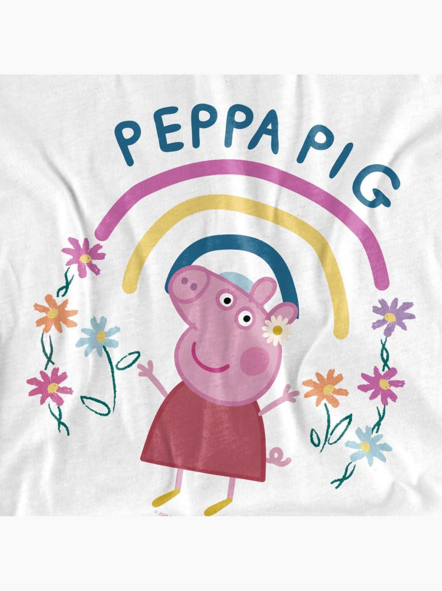 T-shirt - peppa pig - Blanc