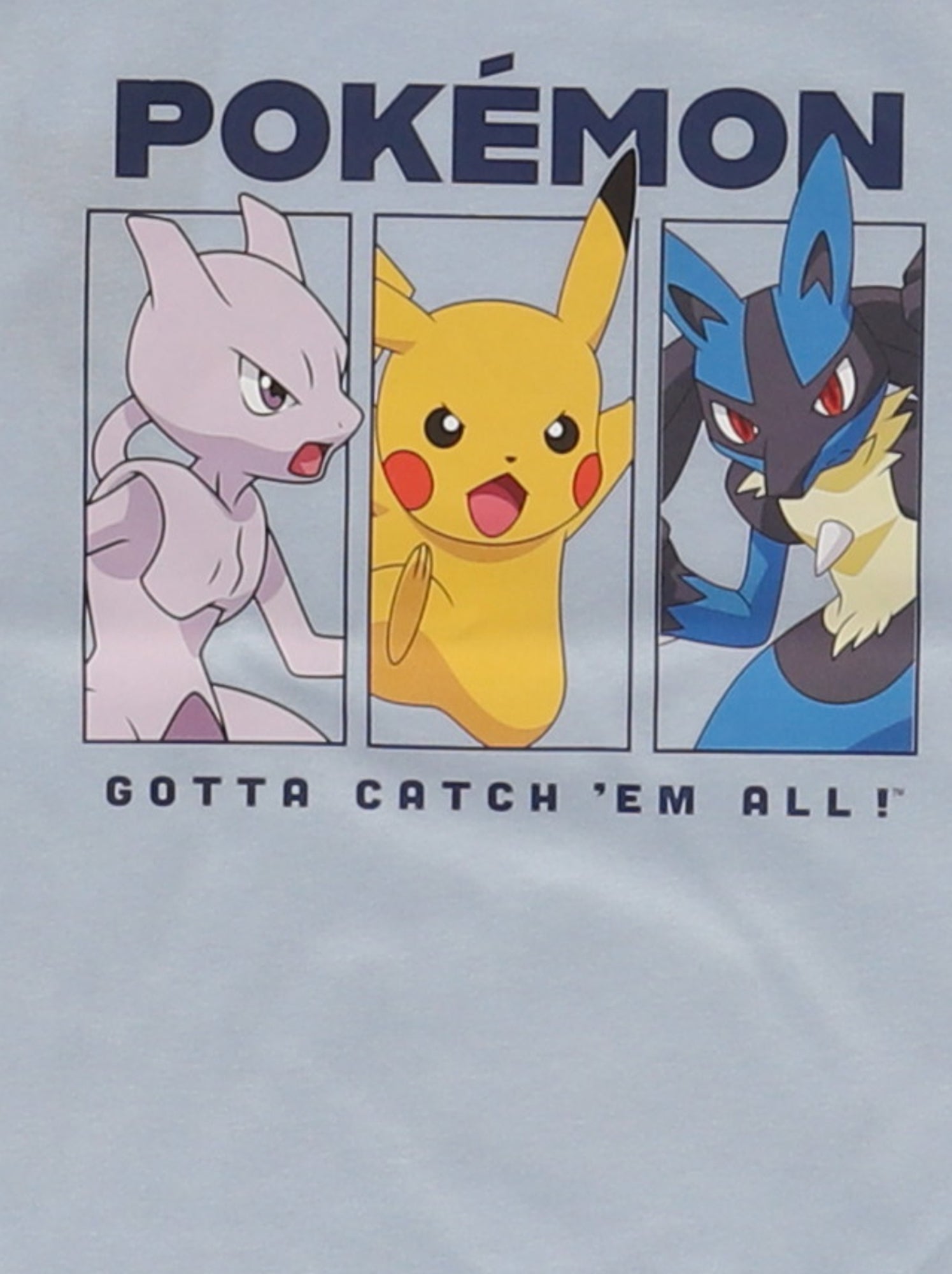 T-shirt 'Pokémon' à manches courtes - Bleu
