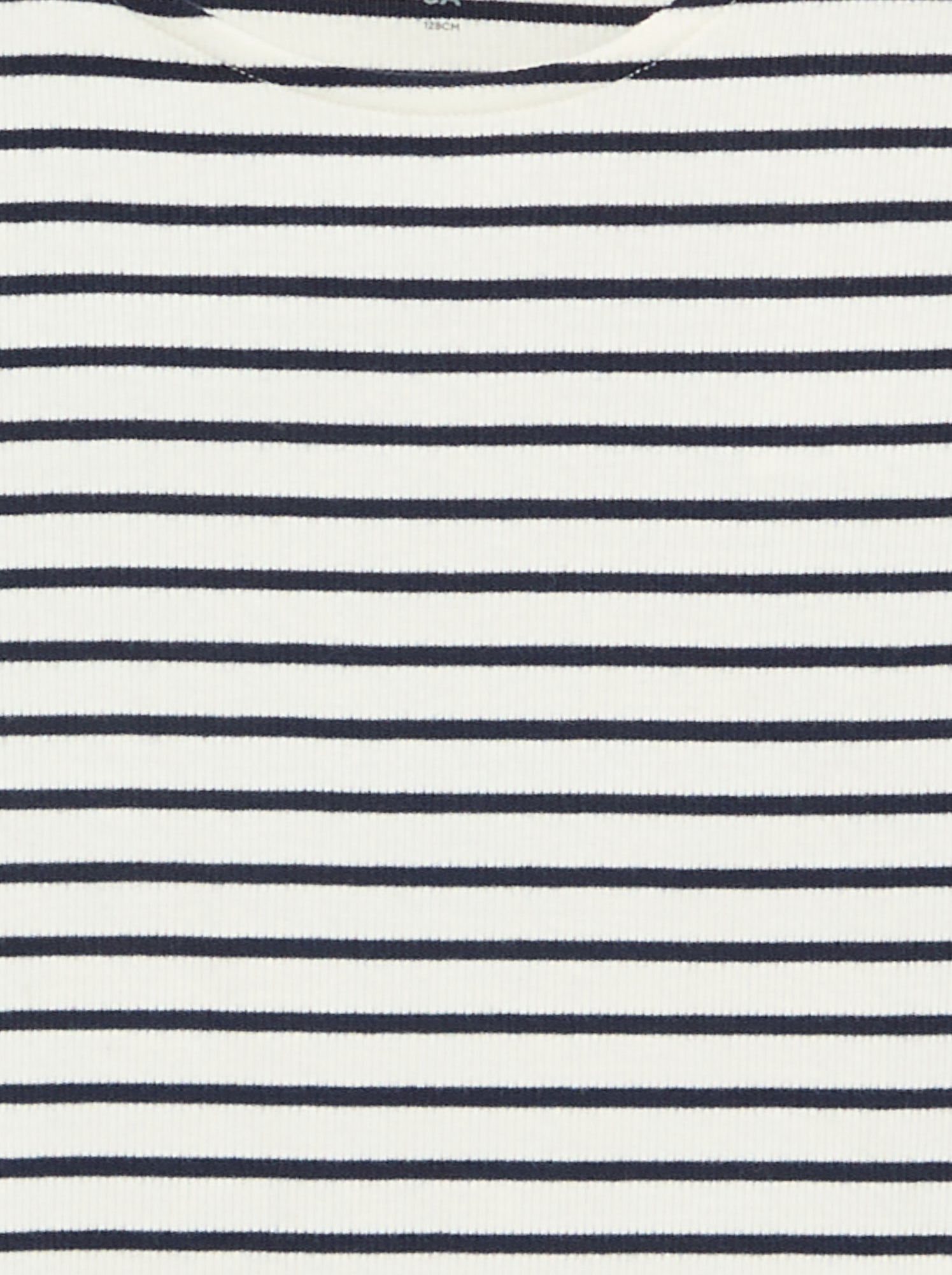 T-shirt rayé sans manches - Bleu