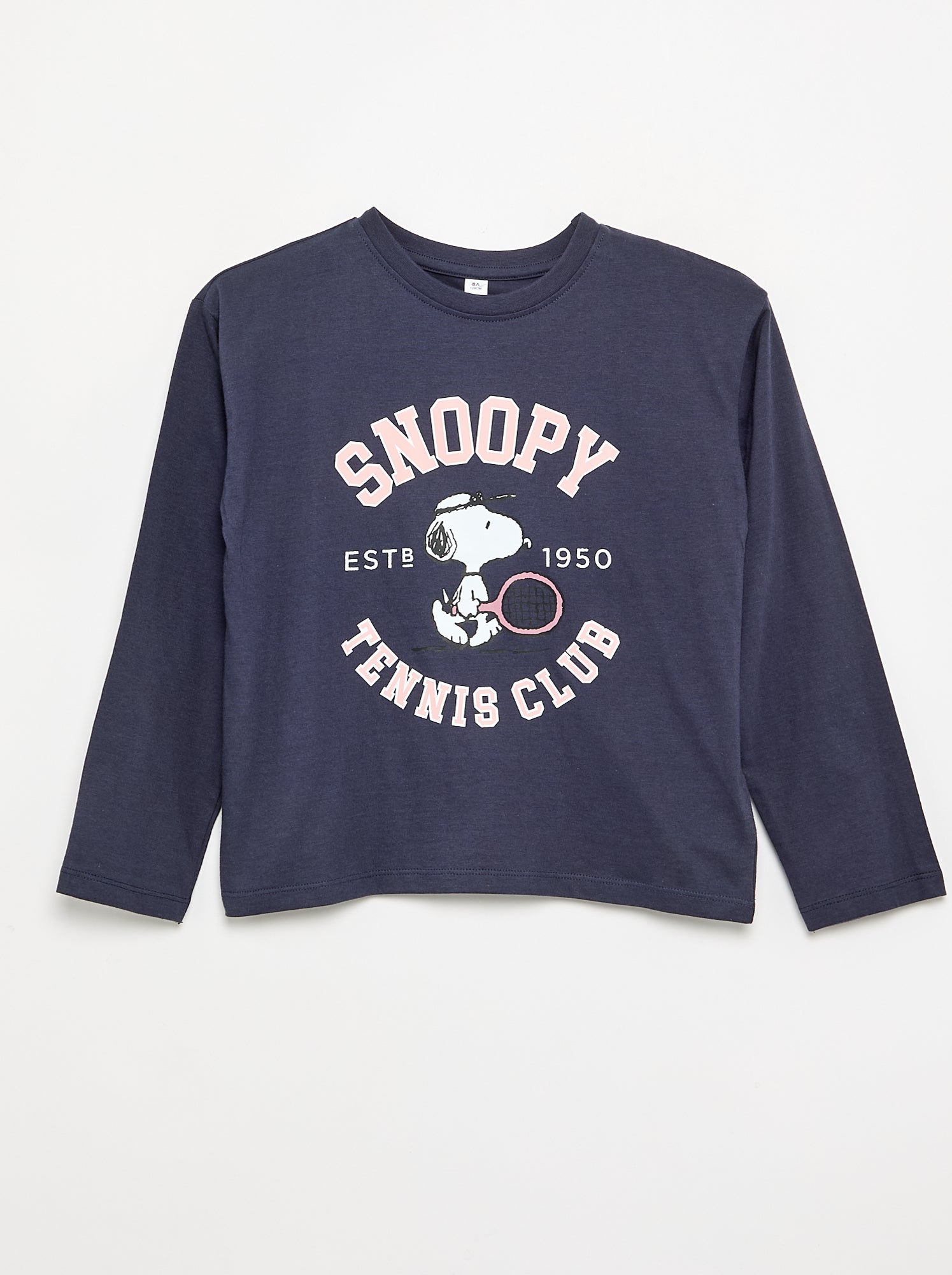 T-shirt 'Snoopy' à manches longues - Bleu