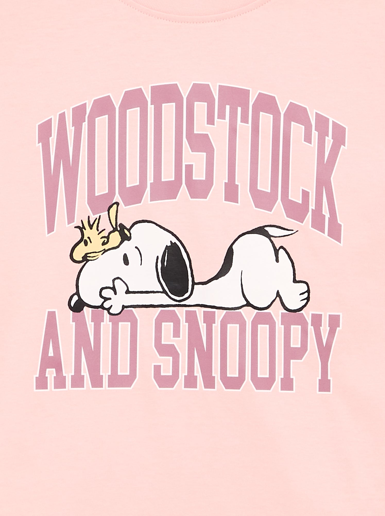 T-shirt 'Snoopy' à manches longues - Rose (GFN81_1)